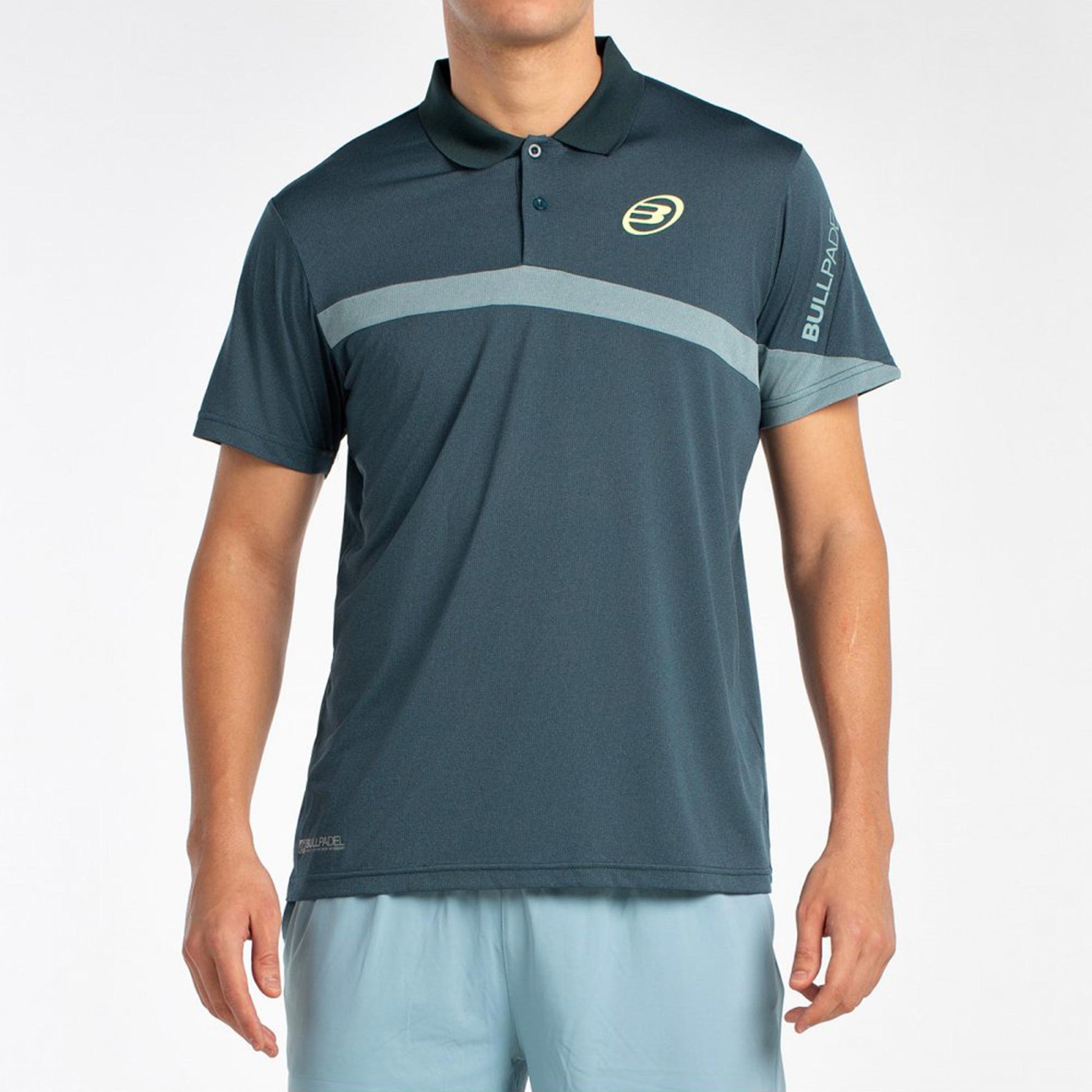 Bullpadel Lucir Polo Herren-Petrol