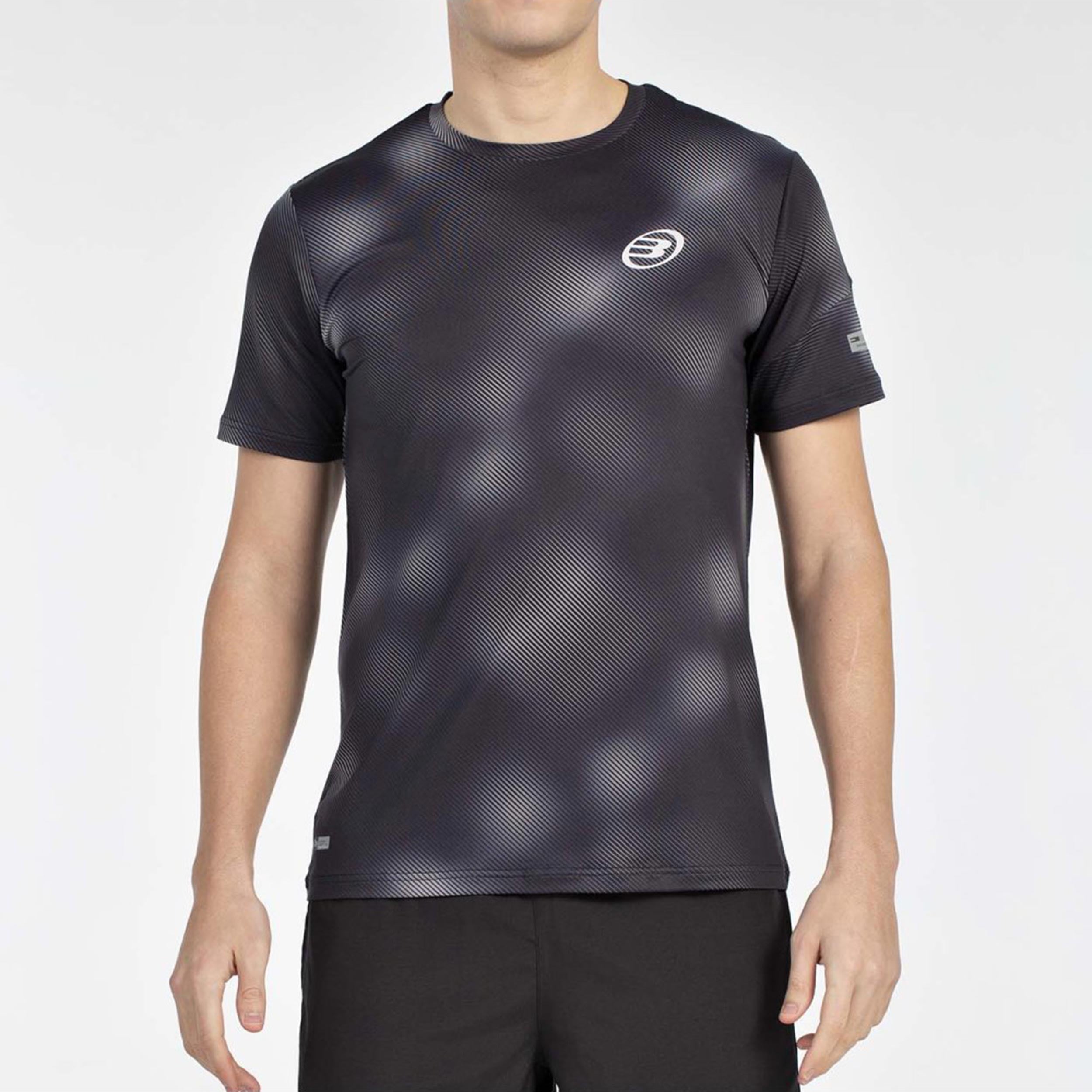 Bullpadel Manaus T-Shirt Herren-Schwarz,Weiß