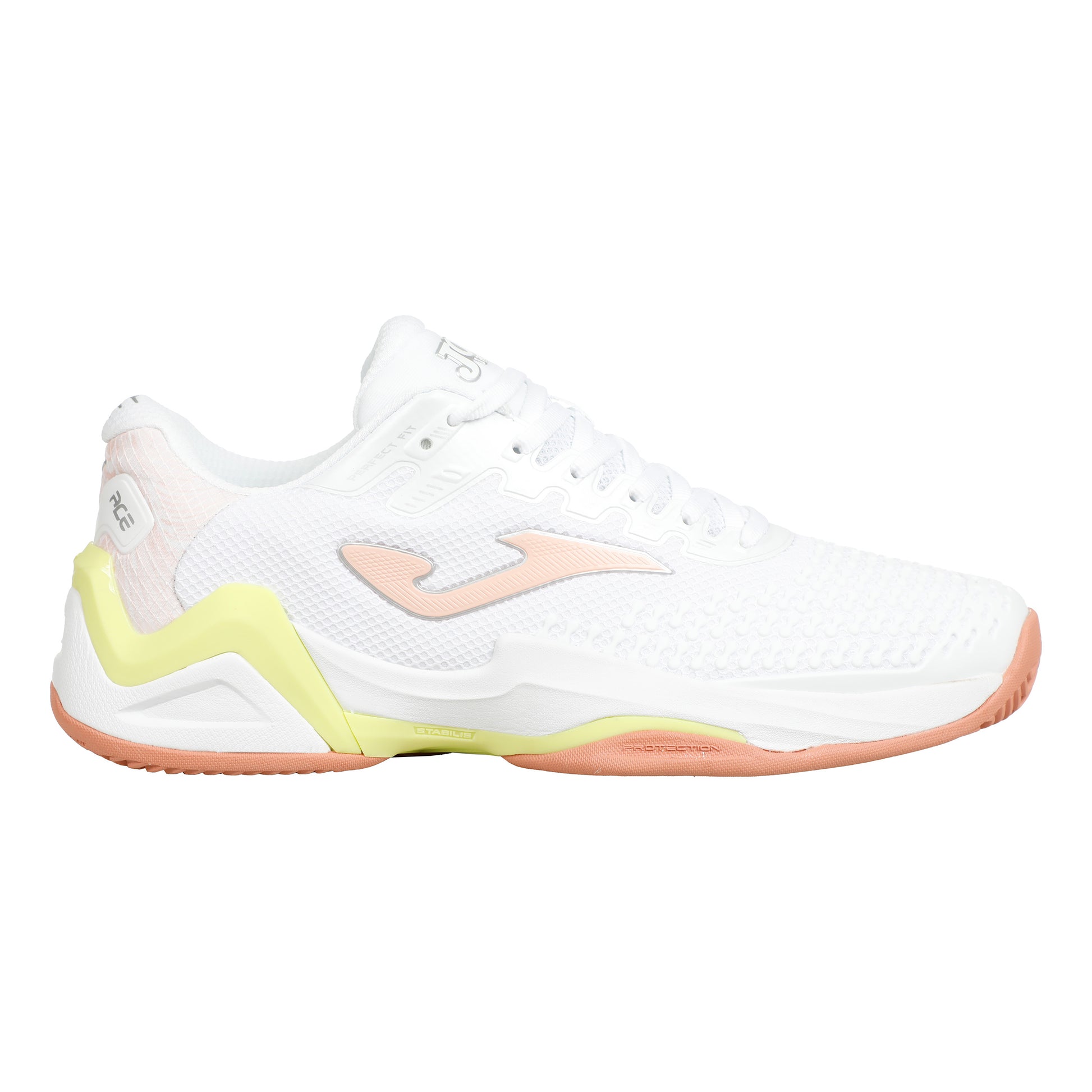 Joma ACE Sandplatzschuh Damen - weiß, apricot