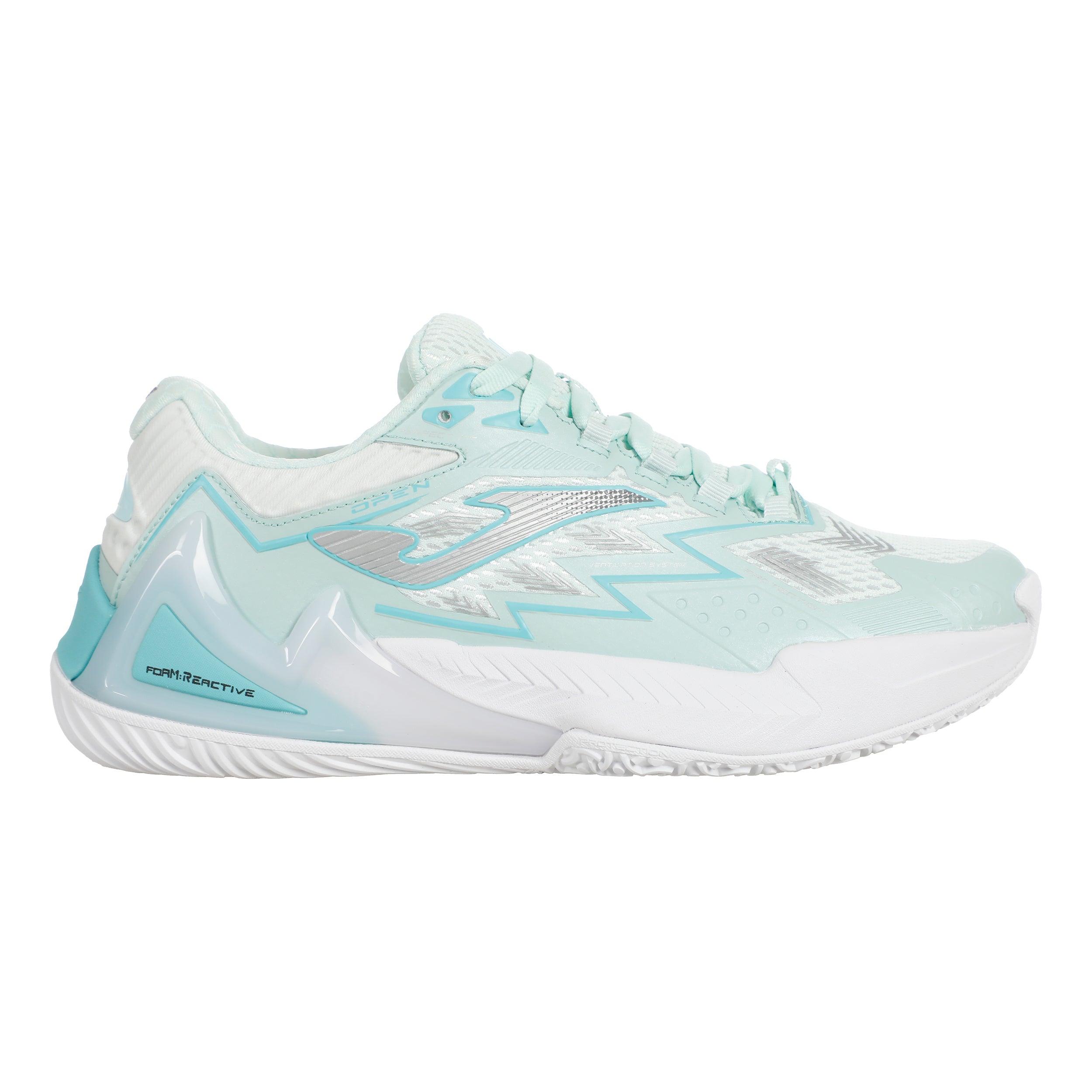 Joma Open Padelschuh Damen-Grün,Weiß