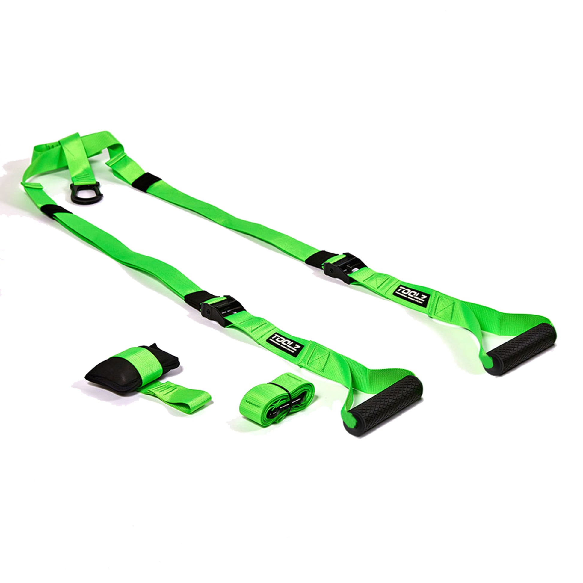 TOOLZ Sling Trainer Trainingsgerät-Grün,Schwarz