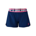 Tiida Tech 2in1 Shorts Damen - dunkelblau, pink