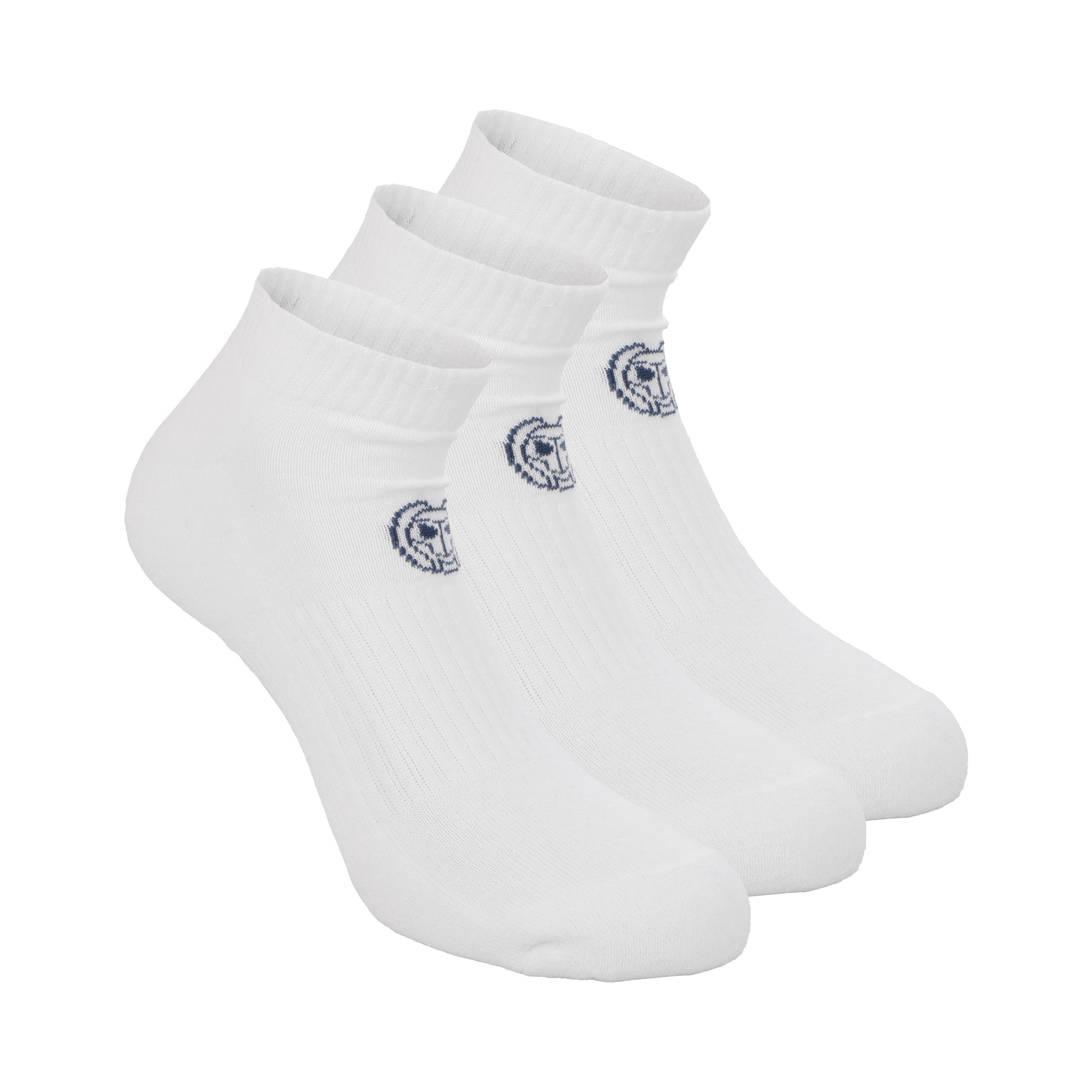 BIDI BADU No Party No Show Move Tennissocken 3er Pack-Weiß,Schwarz