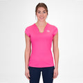 Crew V-Neck T-Shirt Damen-Pink