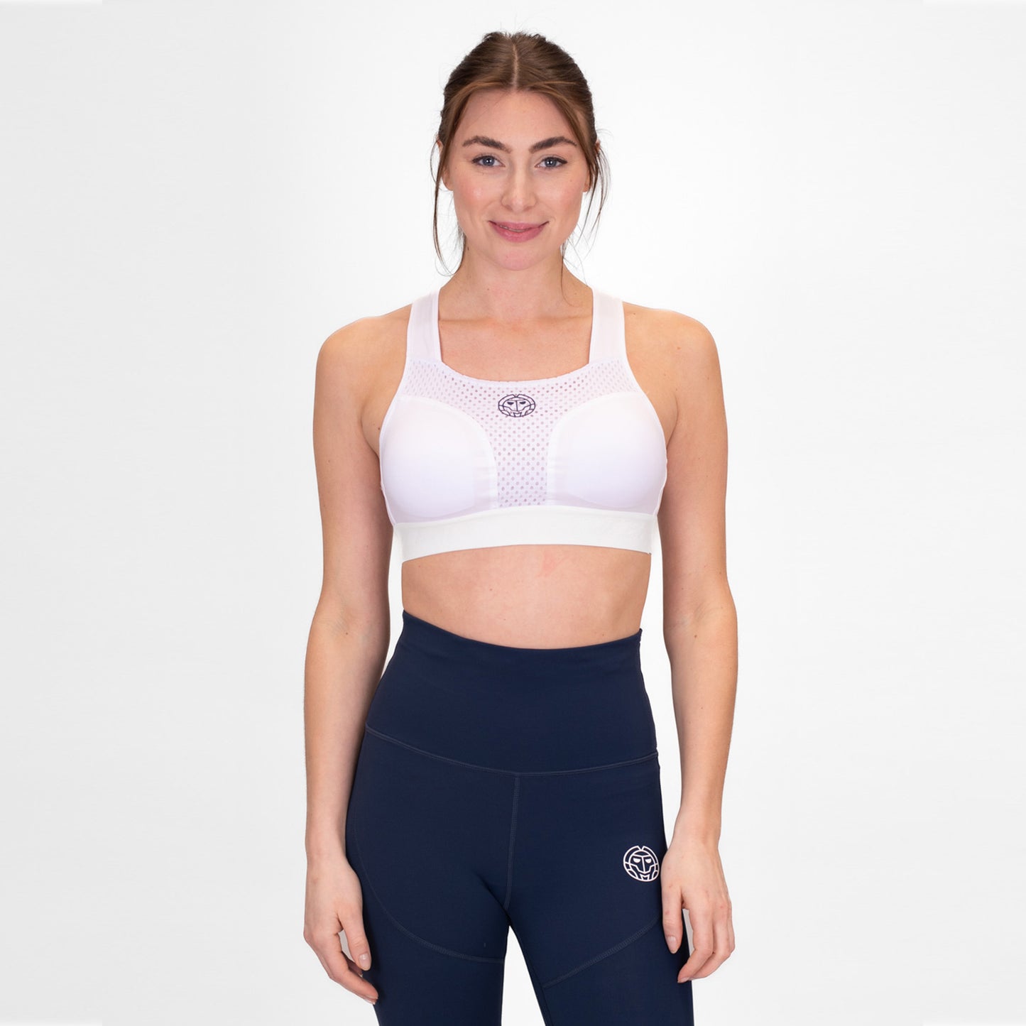 BIDI BADU Crew High Support Sport-BH Damen-Weiß