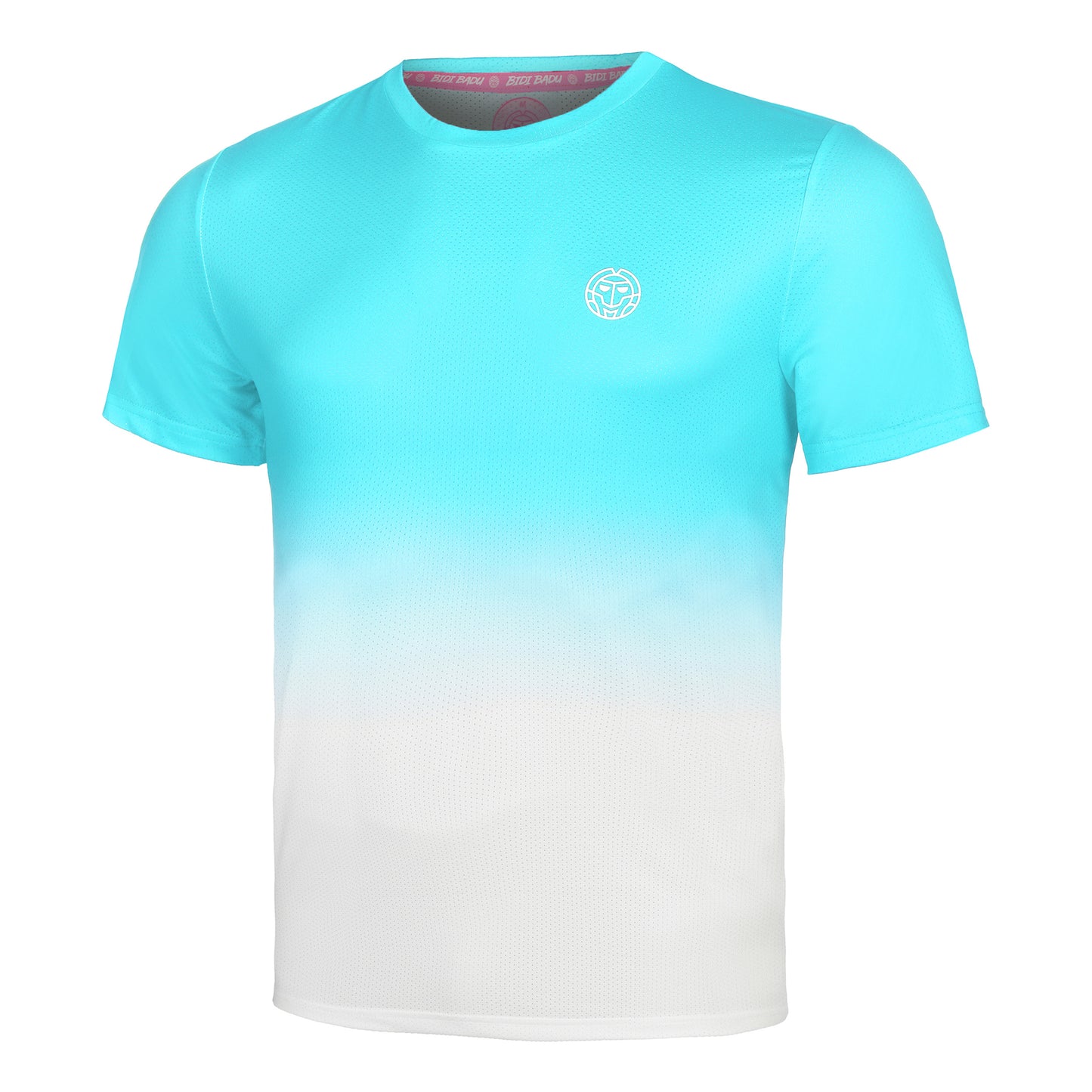 BIDI BADU Crew Gradiant T-Shirt Herren-Türkis,Weiß
