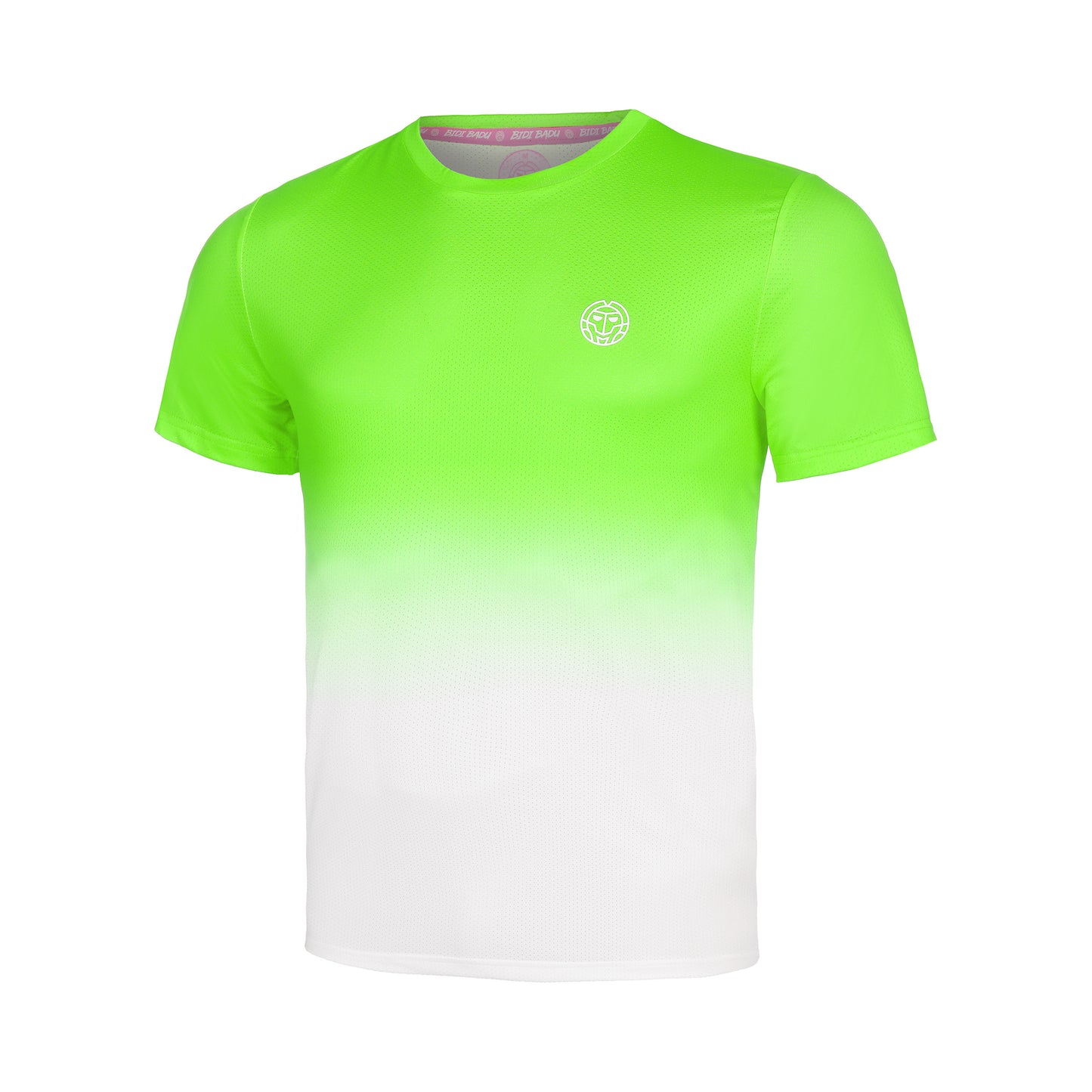 BIDI BADU Crew Gradiant T-Shirt Jungen-Neongrün,Weiß