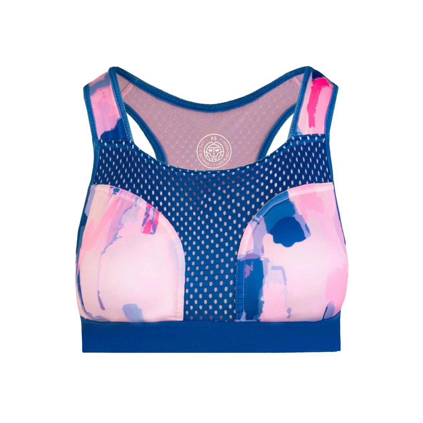 BIDI BADU Singa Tech Sport-BH Damen-Blau,Rosa