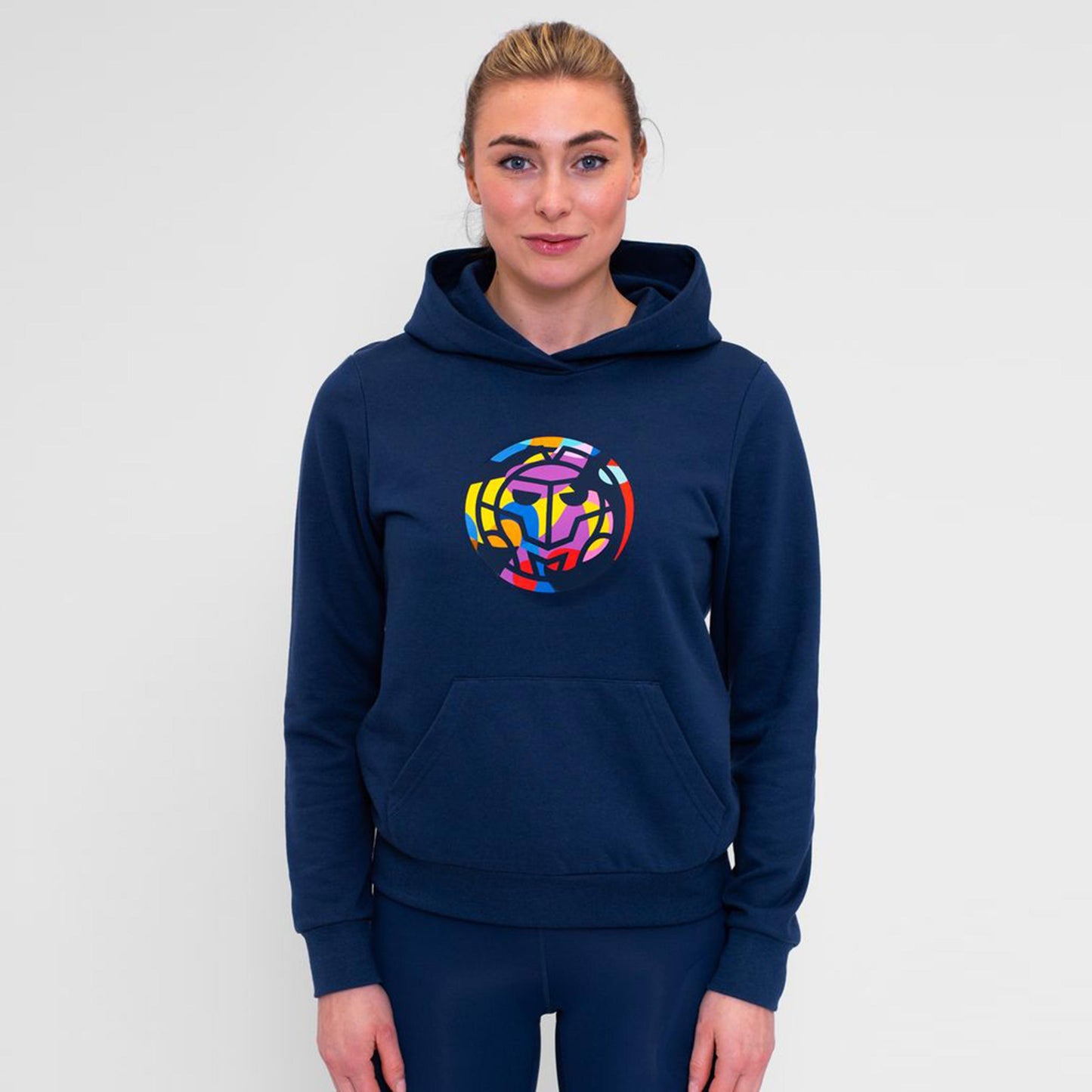 BIDI BADU Twiggy Chill Hoody Damen-Dunkelblau,Mehrfarbig