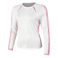 Sunset Spin Longsleeve Damen - weiß, rosa
