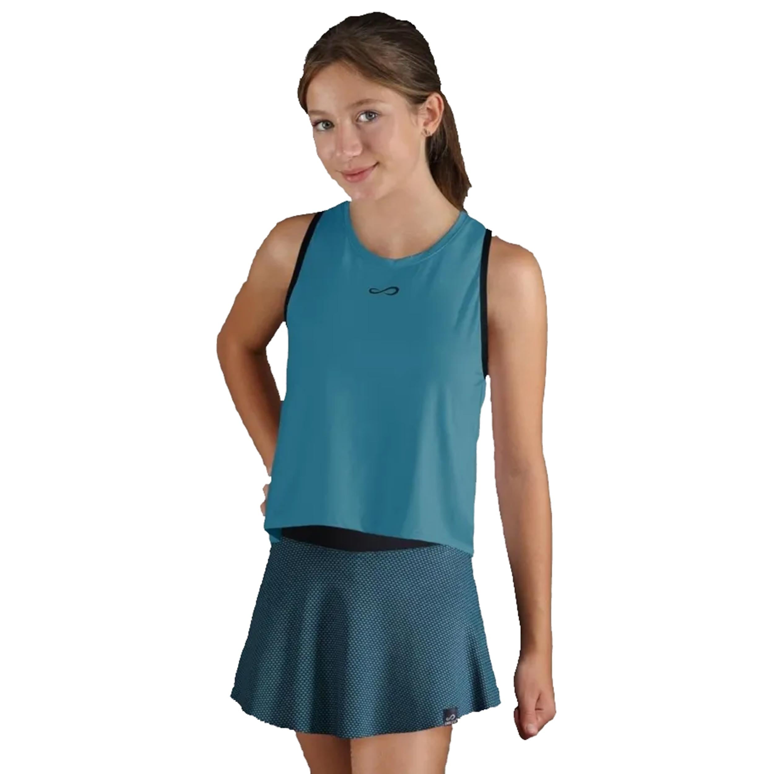 Endless Court Tank-Top Mädchen - petrol,