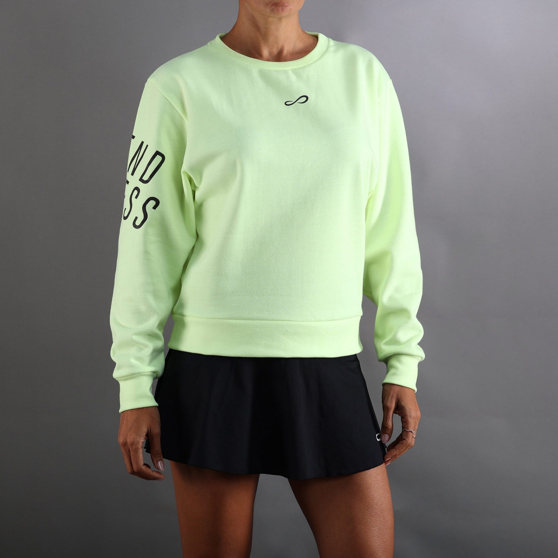 Endless Swell Sweatshirt Damen-Neongelb,Dunkelblau