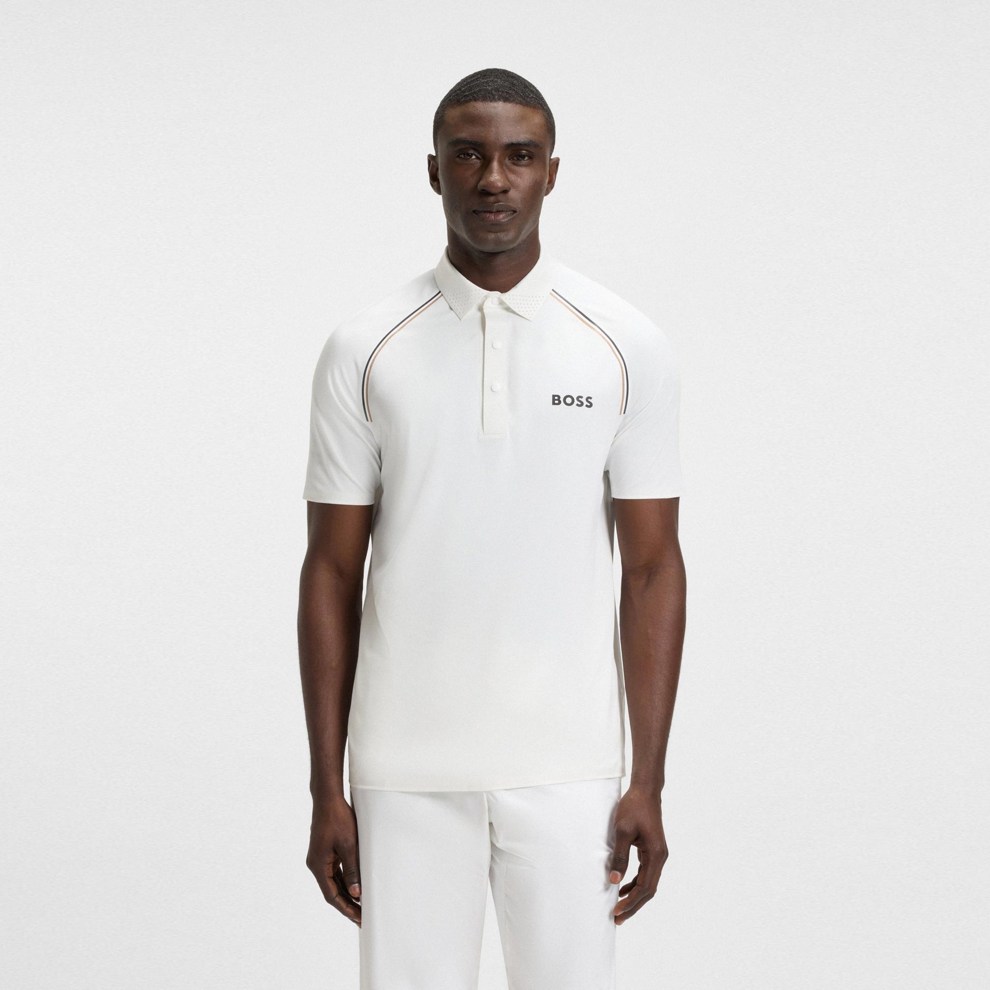 BOSS Patteo TOC Polo Herren-Weiß