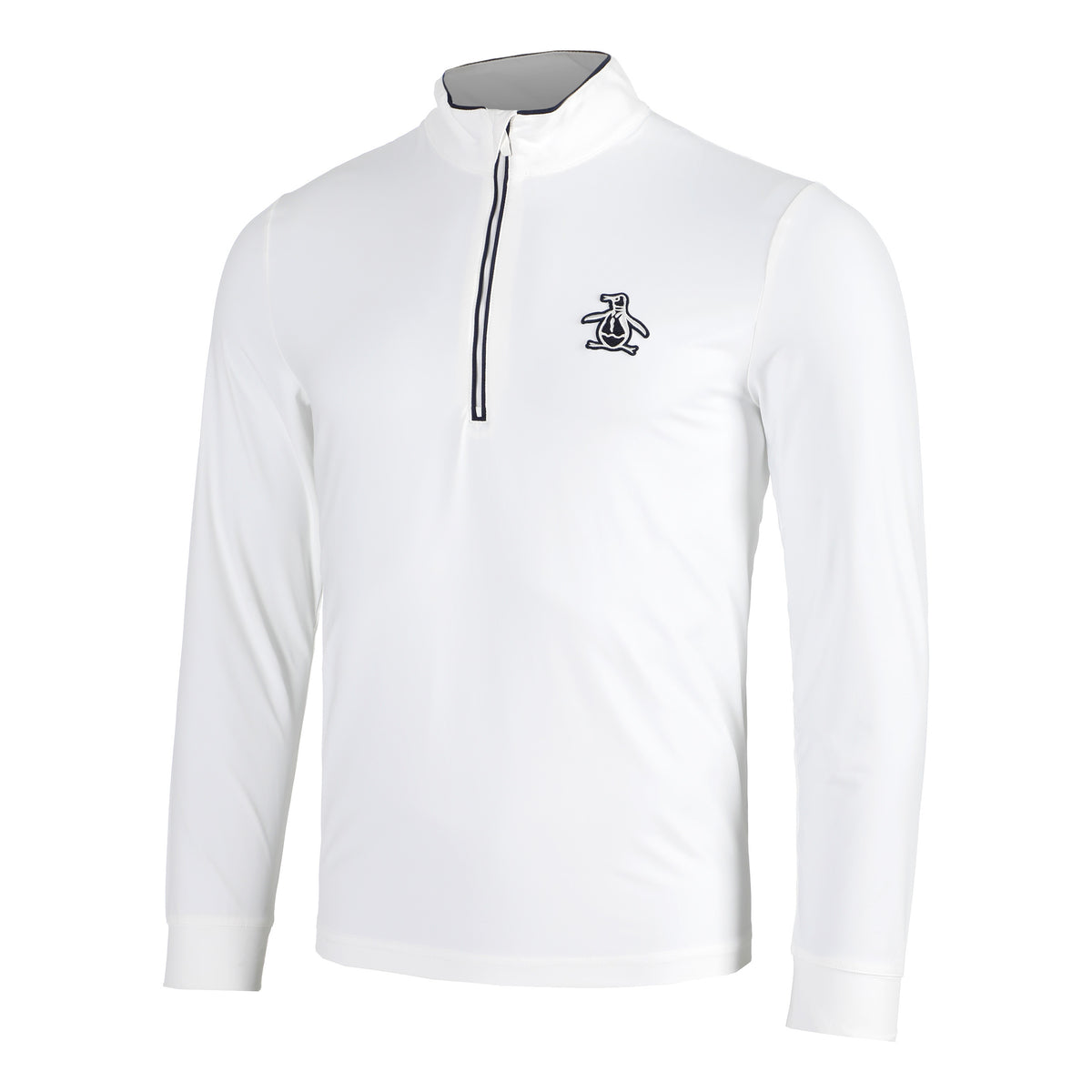 Original Penguin 1/4 Zip Technical Trainingsjacke Herren-Weiß