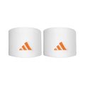 Tennis Schweißband Unisex - weiß, orange
