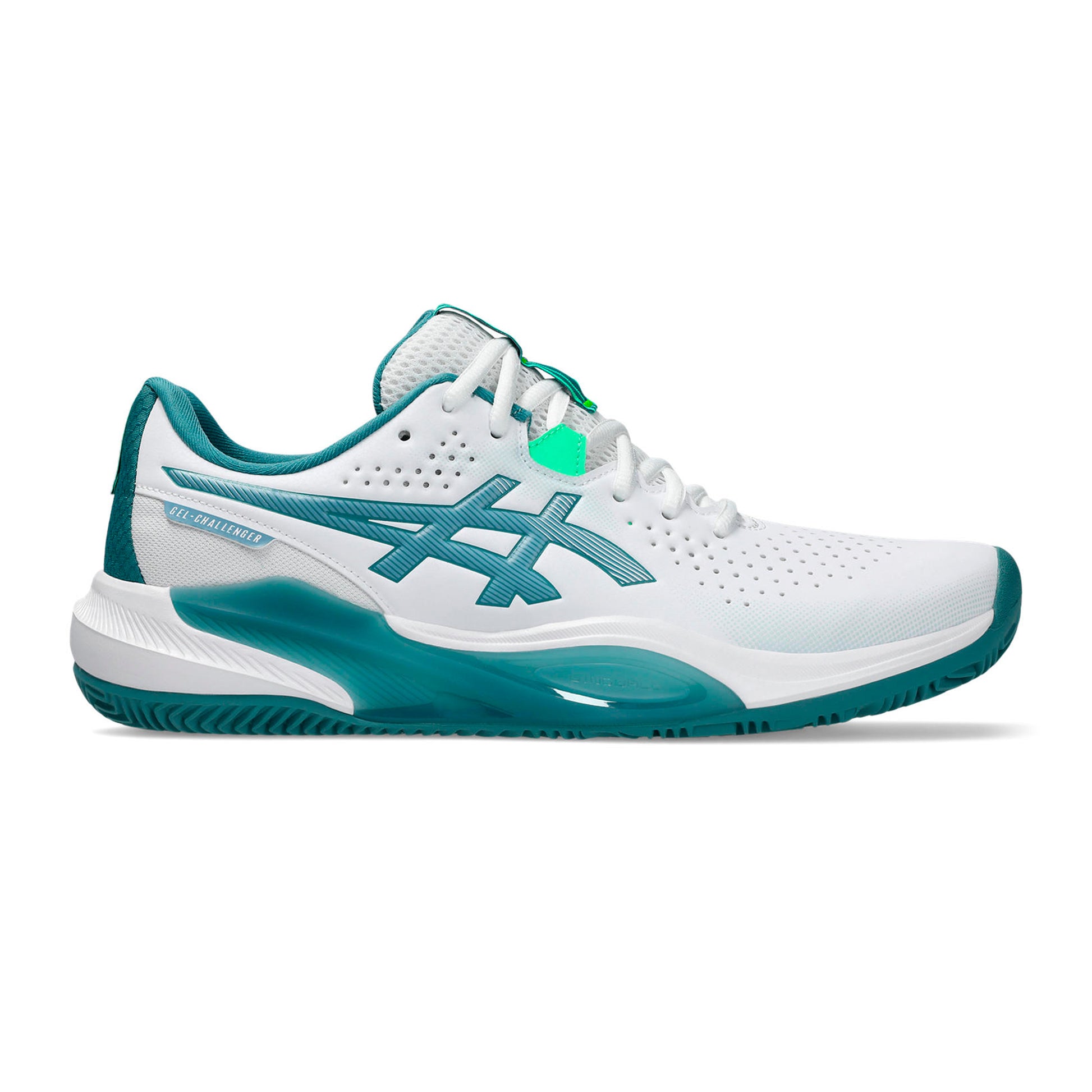 ASICS Gel-Challenger 15 Padelschuh Herren - weiß, petrol