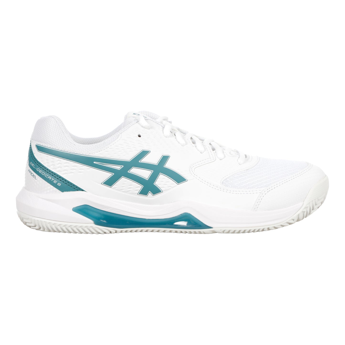 ASICS GEL-DEDICATE 8 PADEL Padelschuh Herren-weiß, petrol