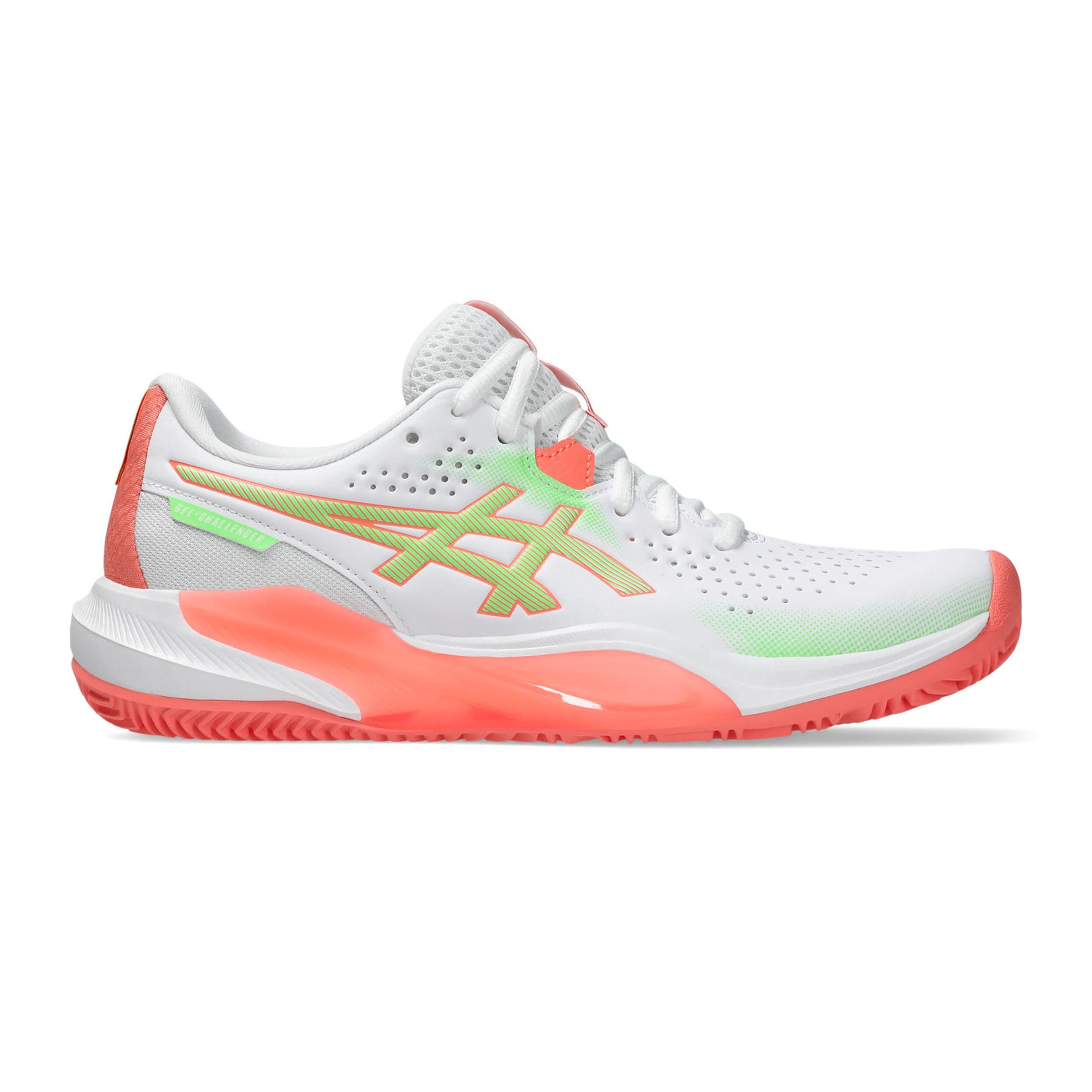ASICS Gel-Challenger 15 Padelschuh Damen - weiß, koralle