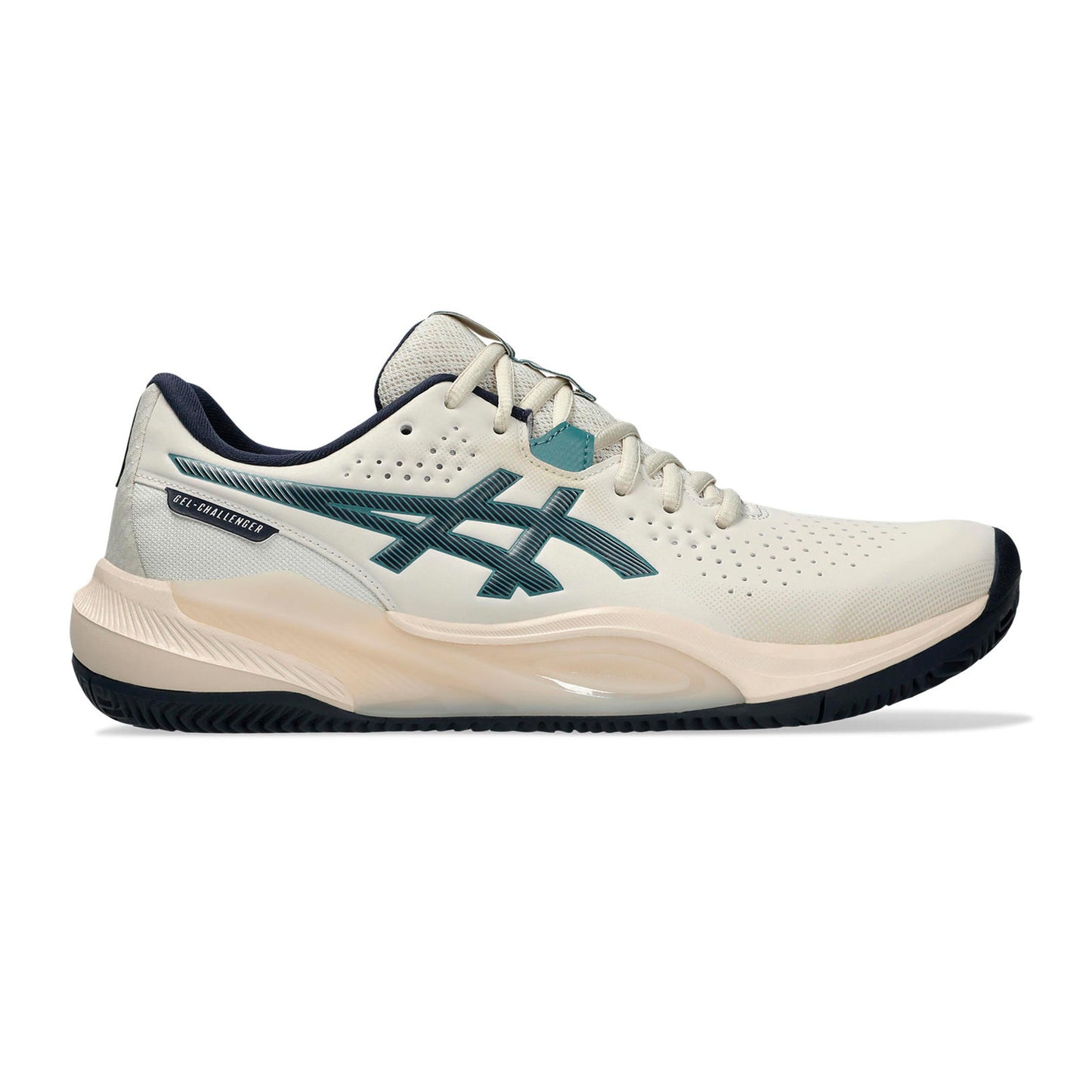 ASICS Gel-Challenger 15 Sandplatzschuh Herren - beige, dunkelblau