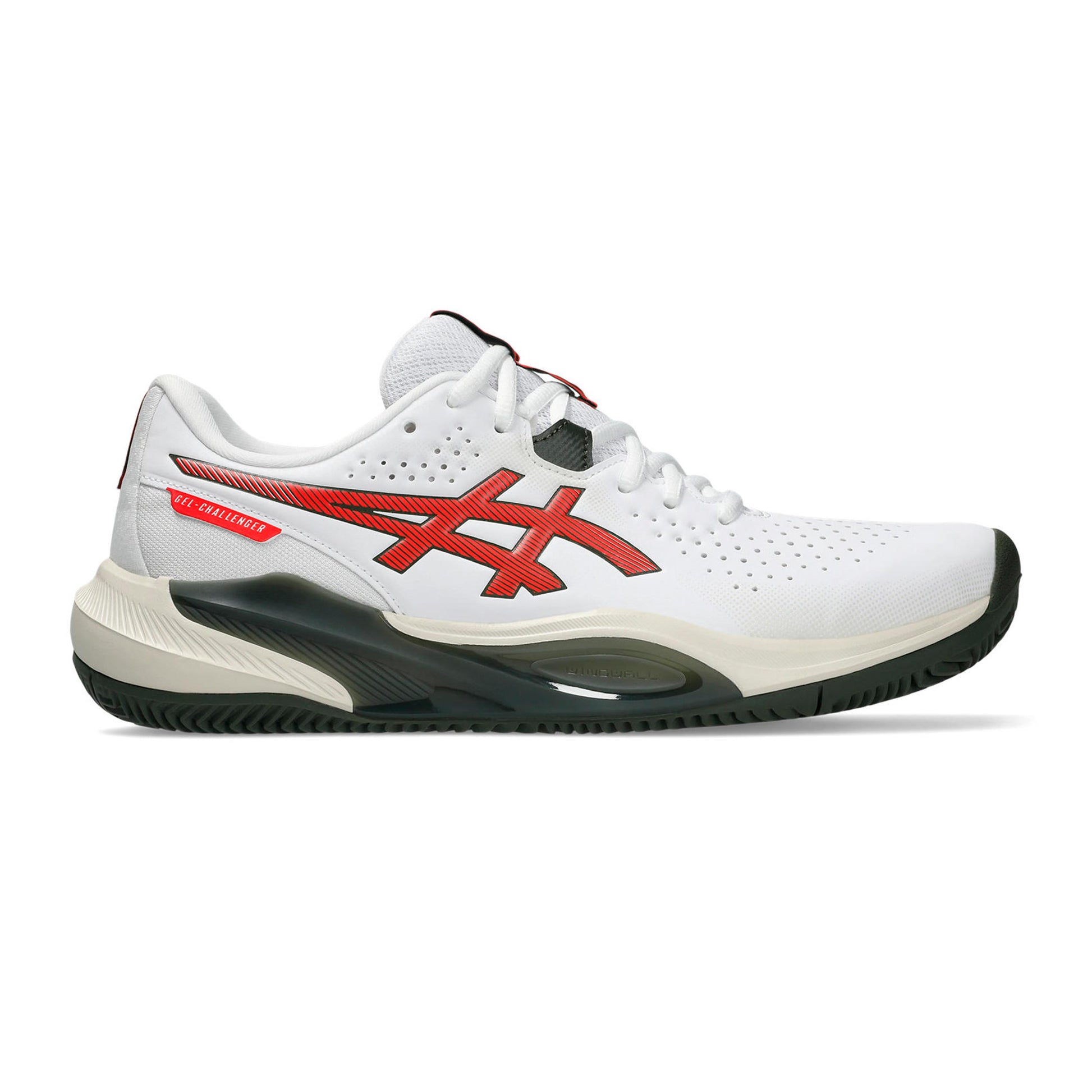 ASICS Gel-Challenger 15 Sandplatzschuh Herren - weiß, rot