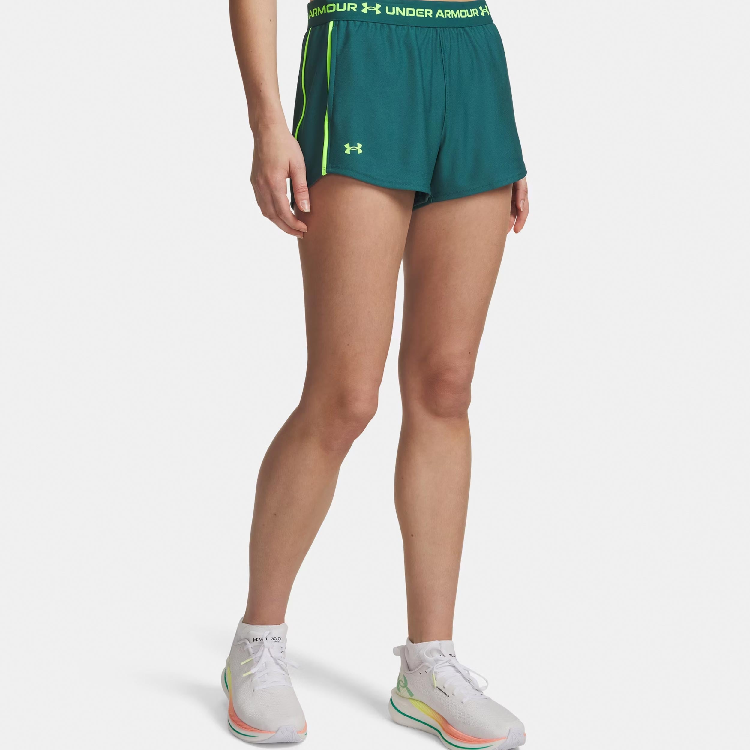 Under Armour Tech Play Up Shorts Damen-grün, grün