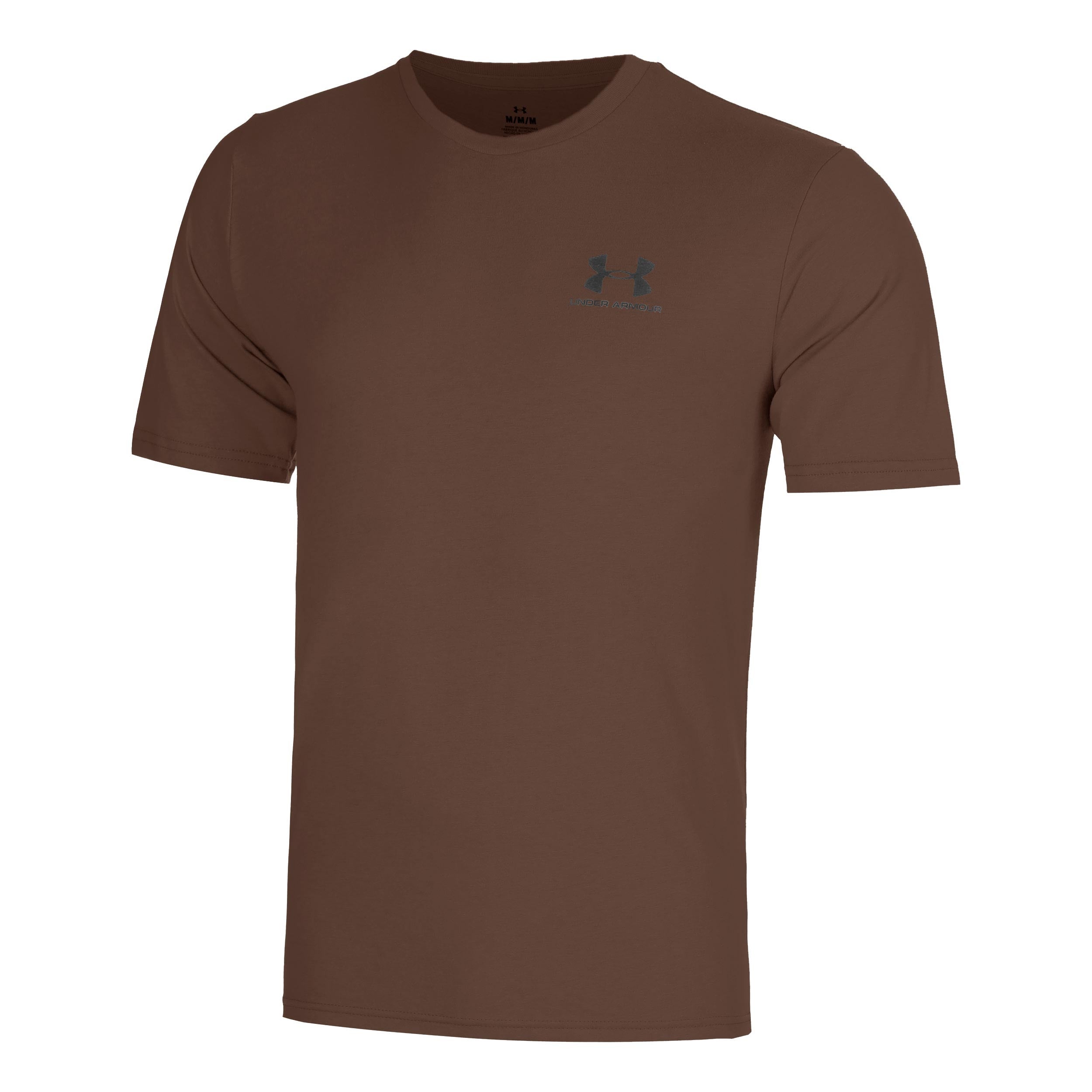 Under Armour Sportstyle Left Chef T-Shirt Herren - braun, schwarz