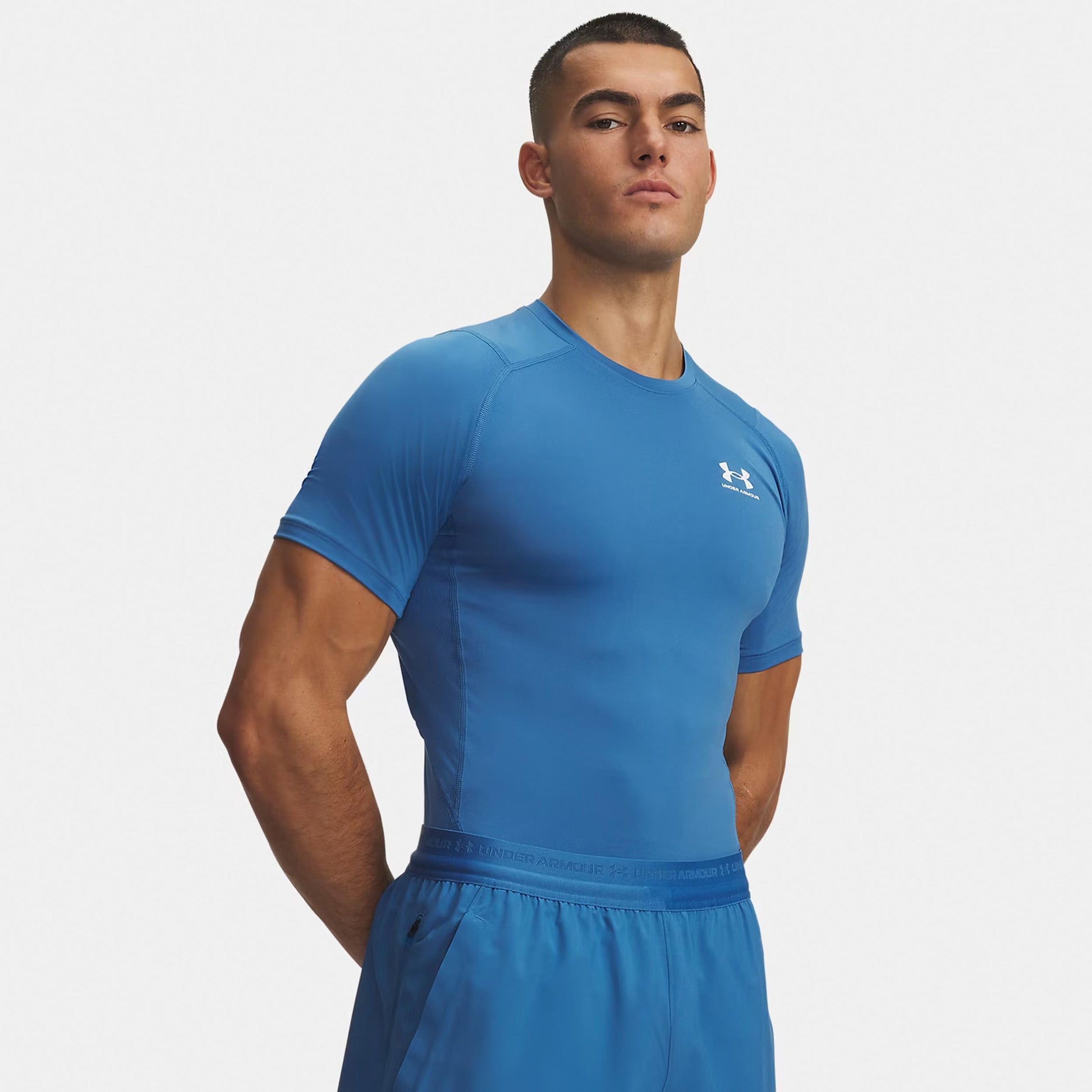 Under Armour Heatgear Comp T-Shirt Herren - blau