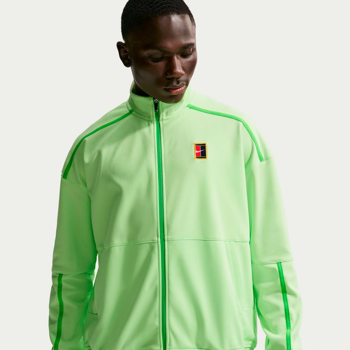 Nike Carlos Alcaraz Court Heritage Trainingsjacke Herren-limette