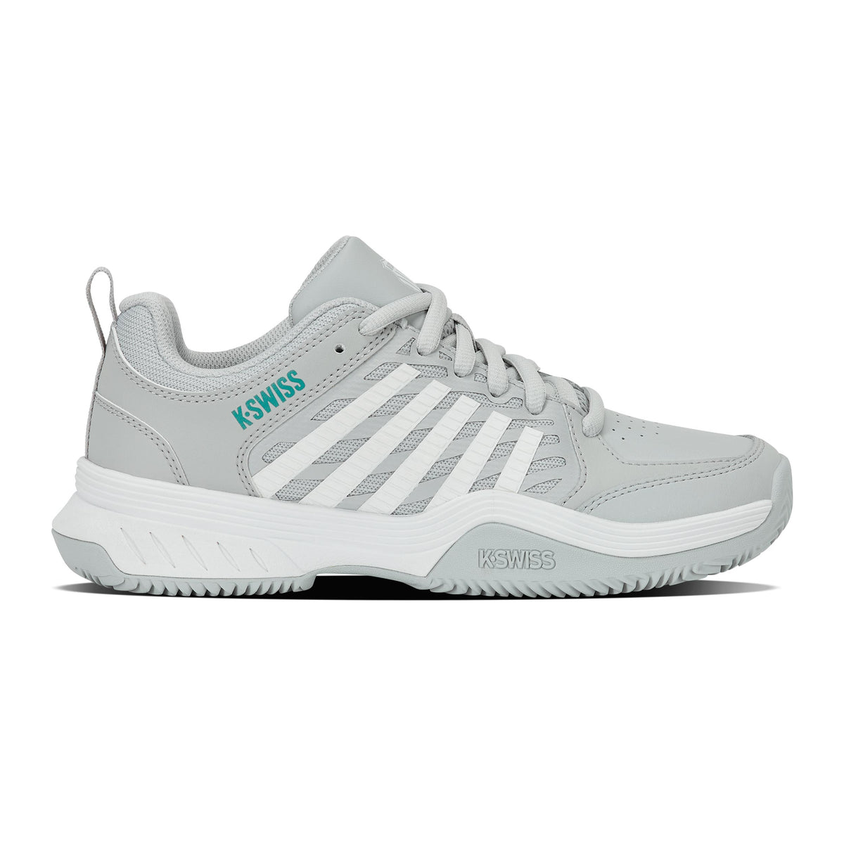 K-Swiss Court Express 2 Sandplatzschuh Damen - hellgrau, weiß