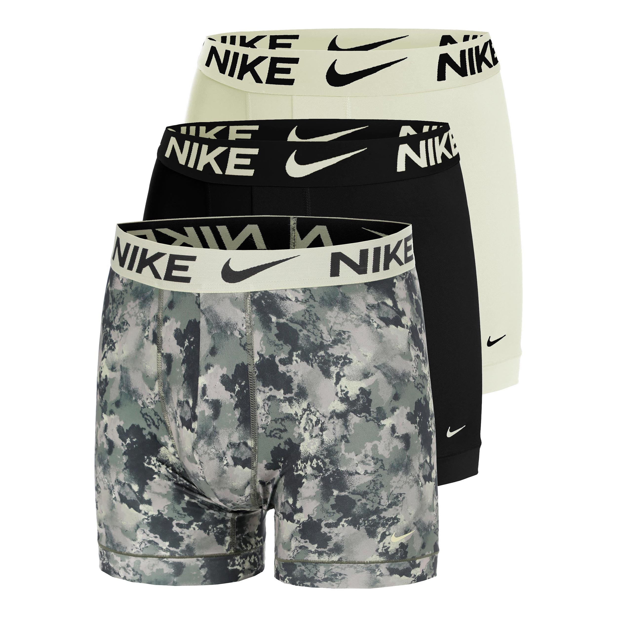 Nike Essential Micro Boxer Short - 3er Pack Herren-grau, grün