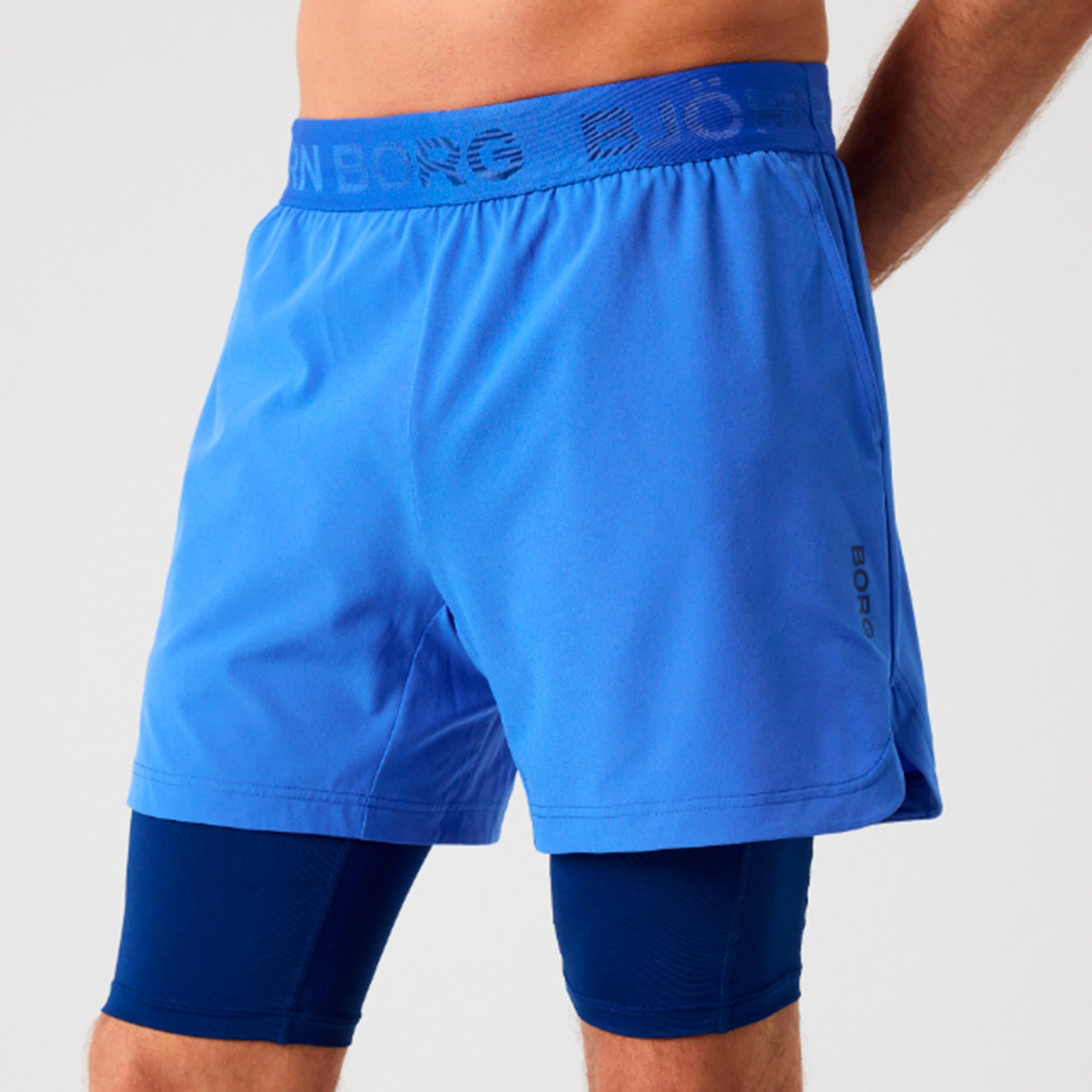 Björn Borg Borg 2 In 1 Shorts Herren - hellblau