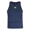 Y- Midi Tank-Top Damen - dunkelblau, weiß