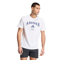Heritage Graphik T-Shirt Herren - weiß, blau