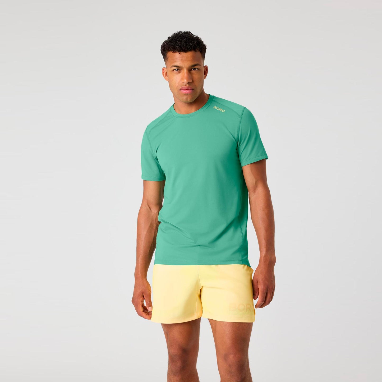 Björn Borg Borg Athletic T-Shirt Herren - hellgrün