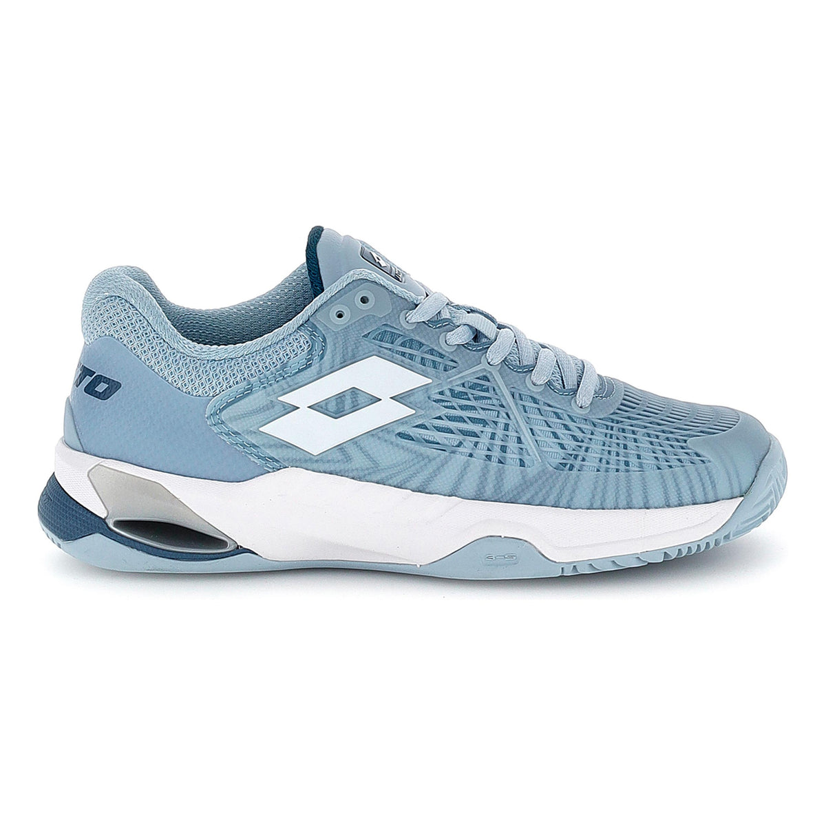 Lotto Mirage 100 II Sandplatzschuh Damen - hellblau, weiß