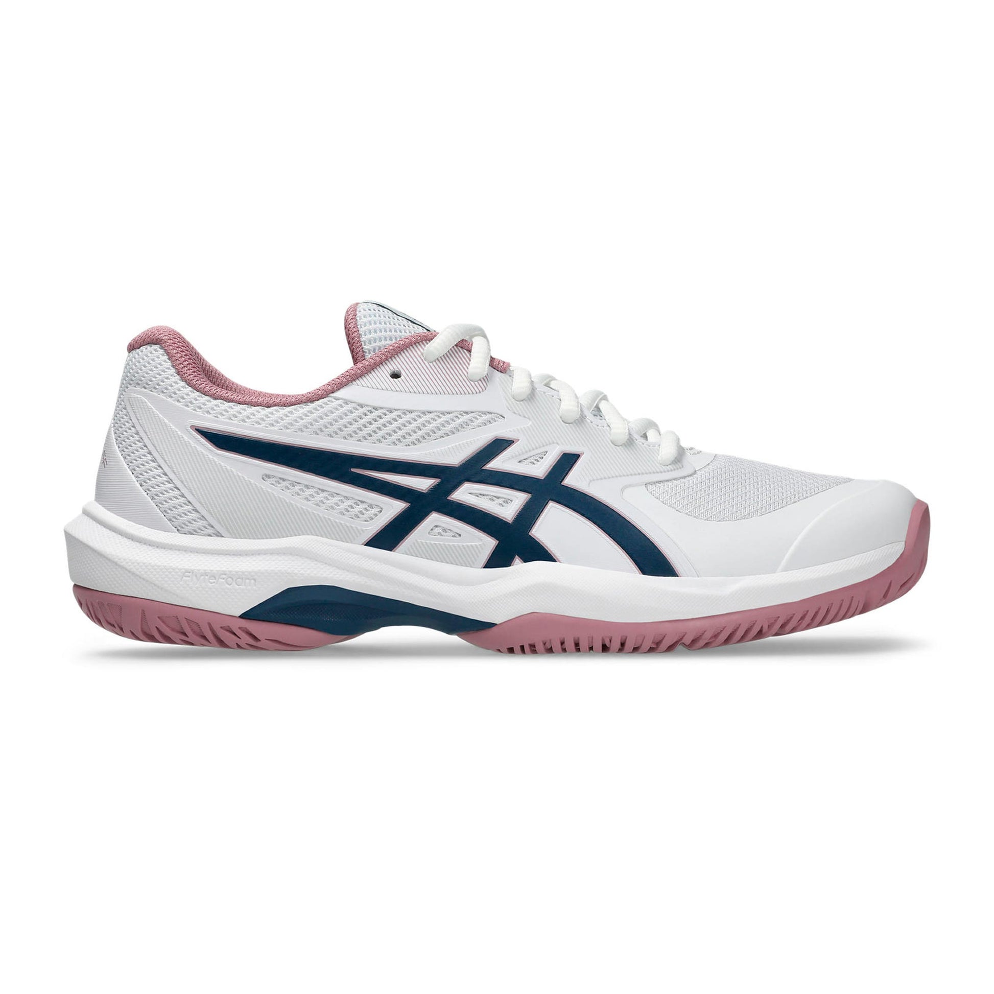 ASICS Game FF Allcourtschuh Damen - weiß, dunkelblau