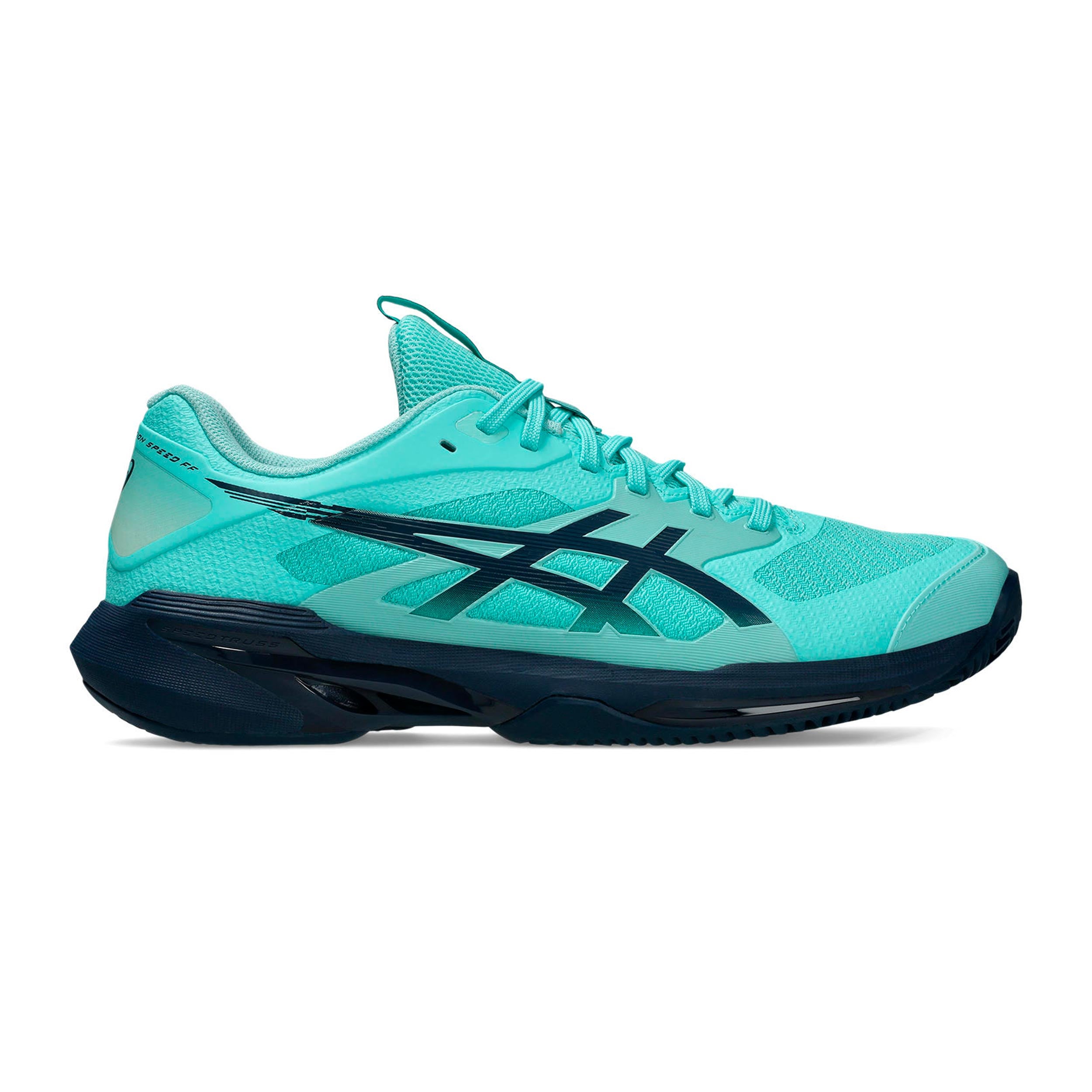 ASICS Solution Speed FF 4 Sandplatzschuh Herren - mint, dunkelblau