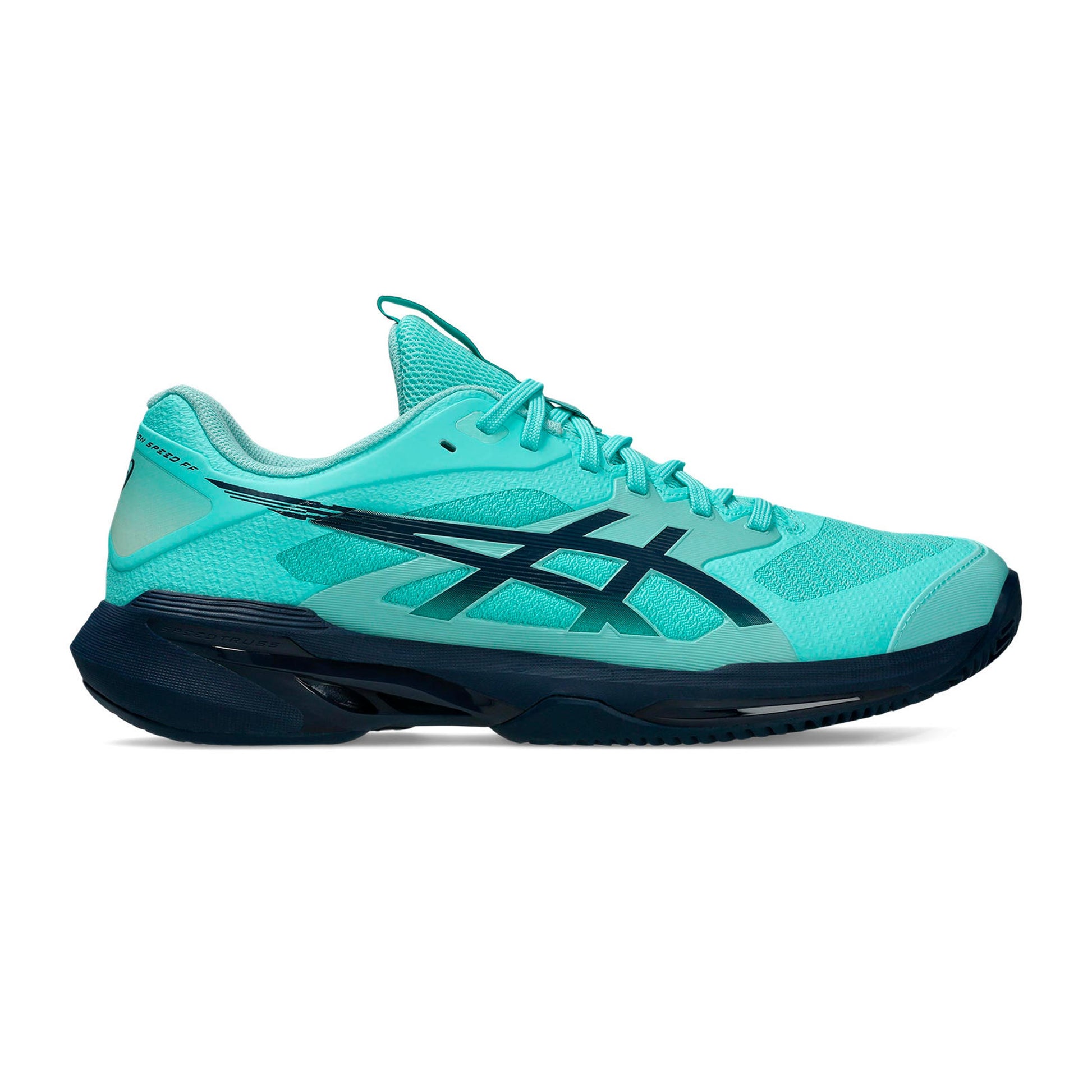 ASICS Solution Speed FF 4 Sandplatzschuh Herren - mint, dunkelblau
