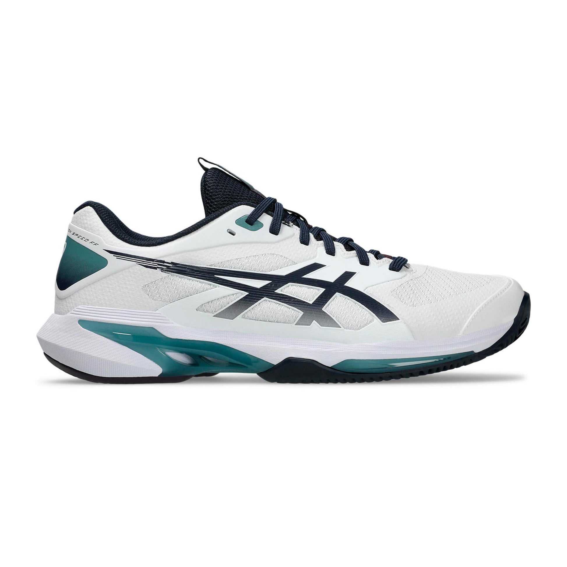 ASICS Solution Speed FF 4 Sandplatzschuh Herren - weiß, nachtblau