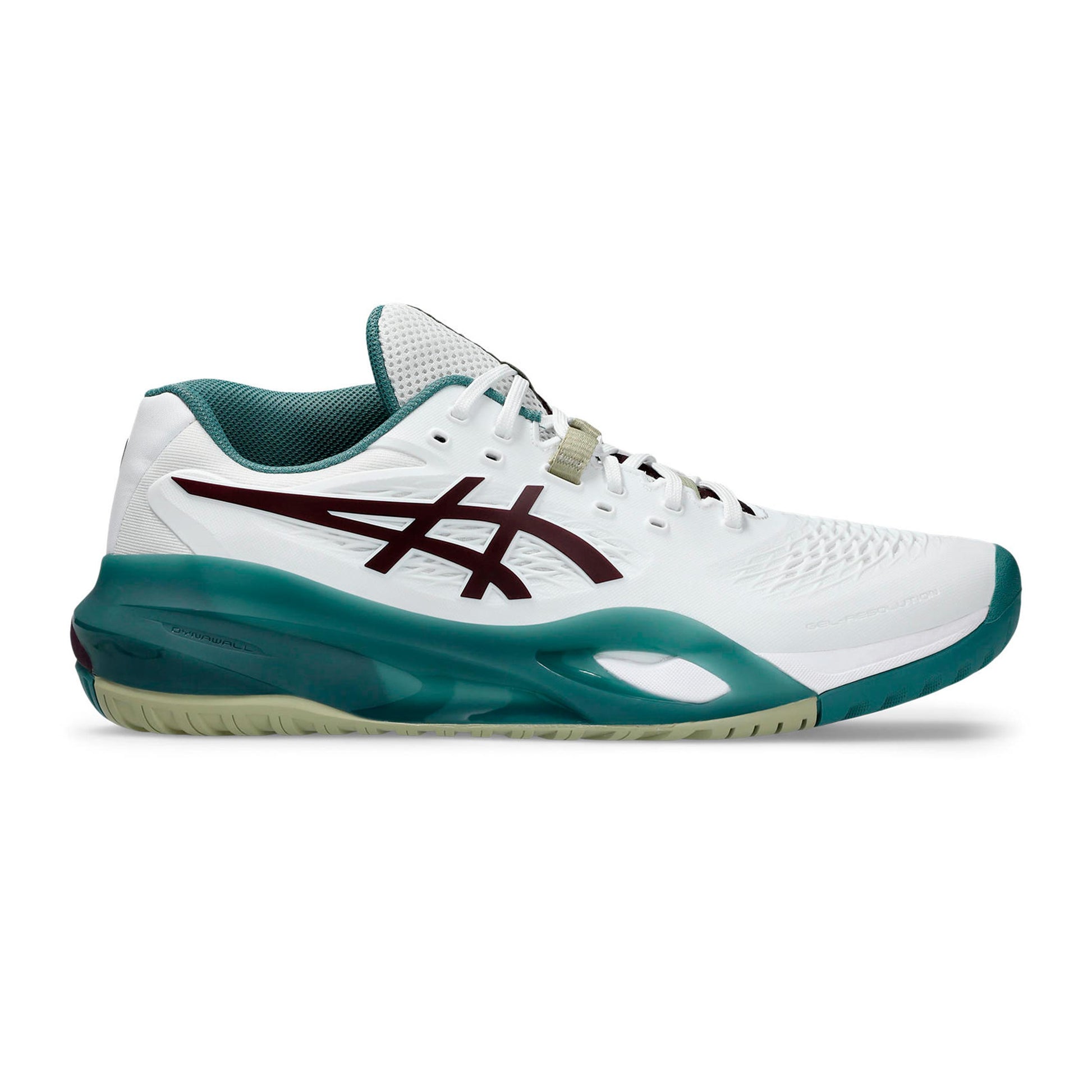 ASICS Gel-Resolution X Allcourtschuh Herren - weiß, petrol