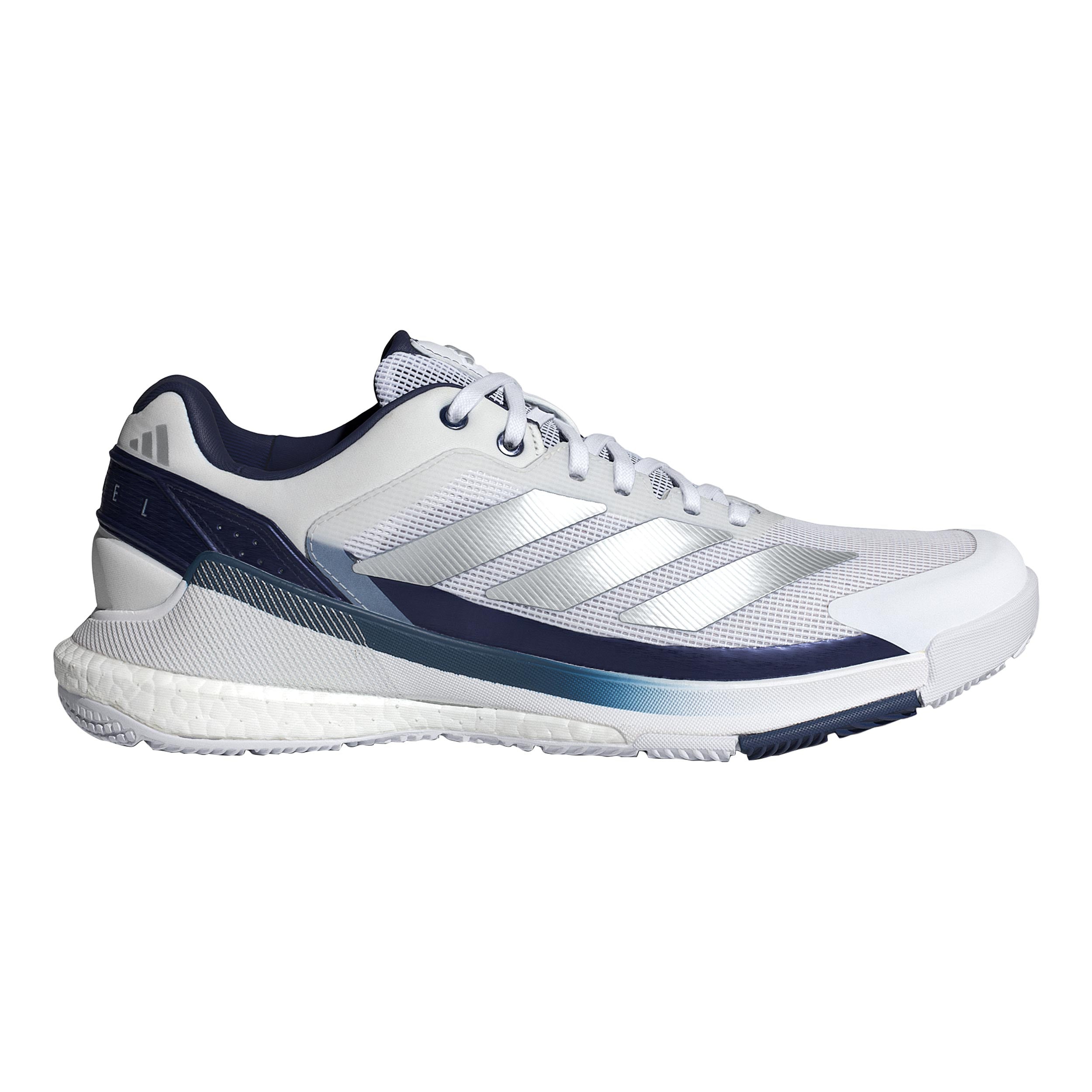 adidas Crazyquick Boost Padelschuh Herren - weiß, silber