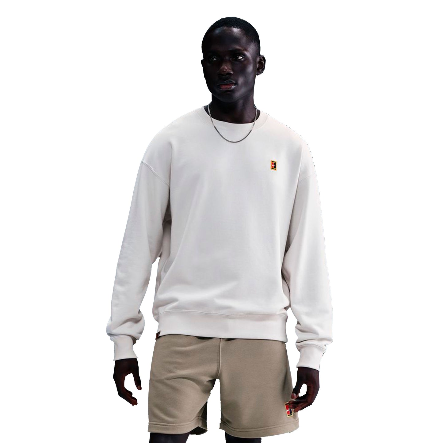 Nike Court Crew Sweatshirt Herren-creme