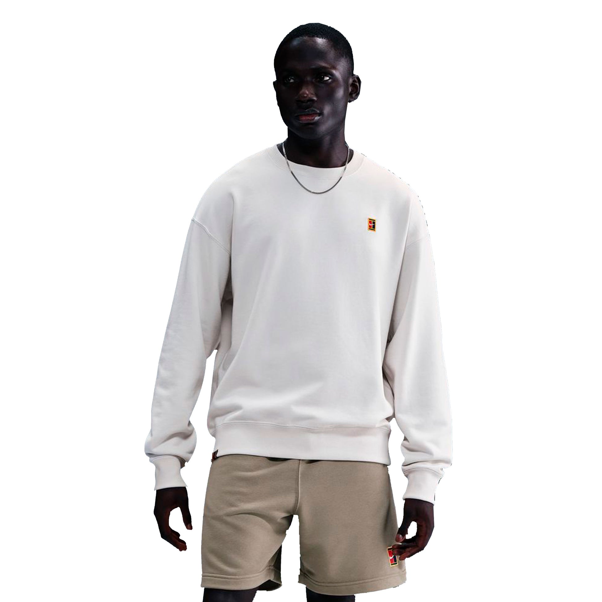 Nike Court Crew Sweatshirt Herren-creme