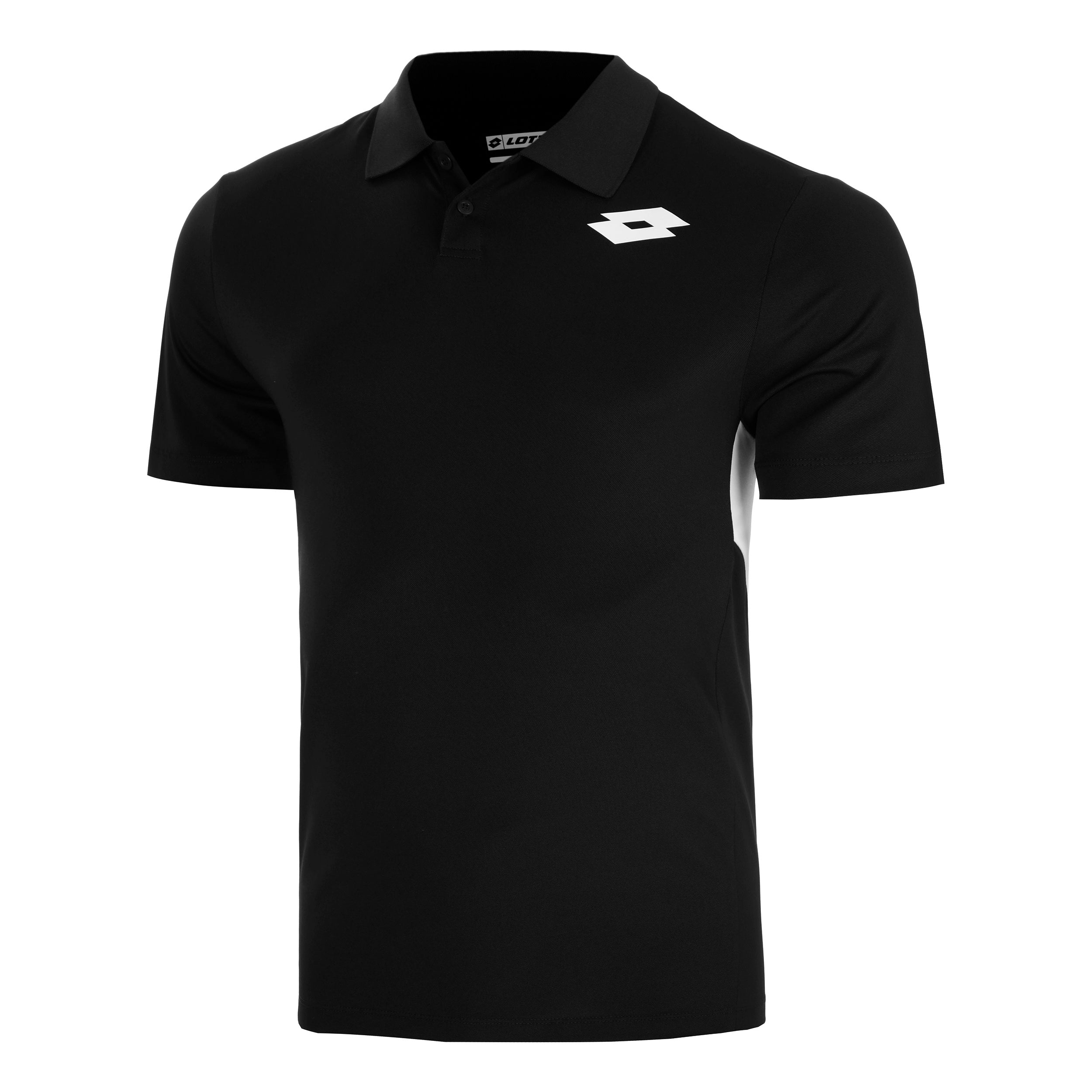Lotto Squadra IV Polo Herren - schwarz
