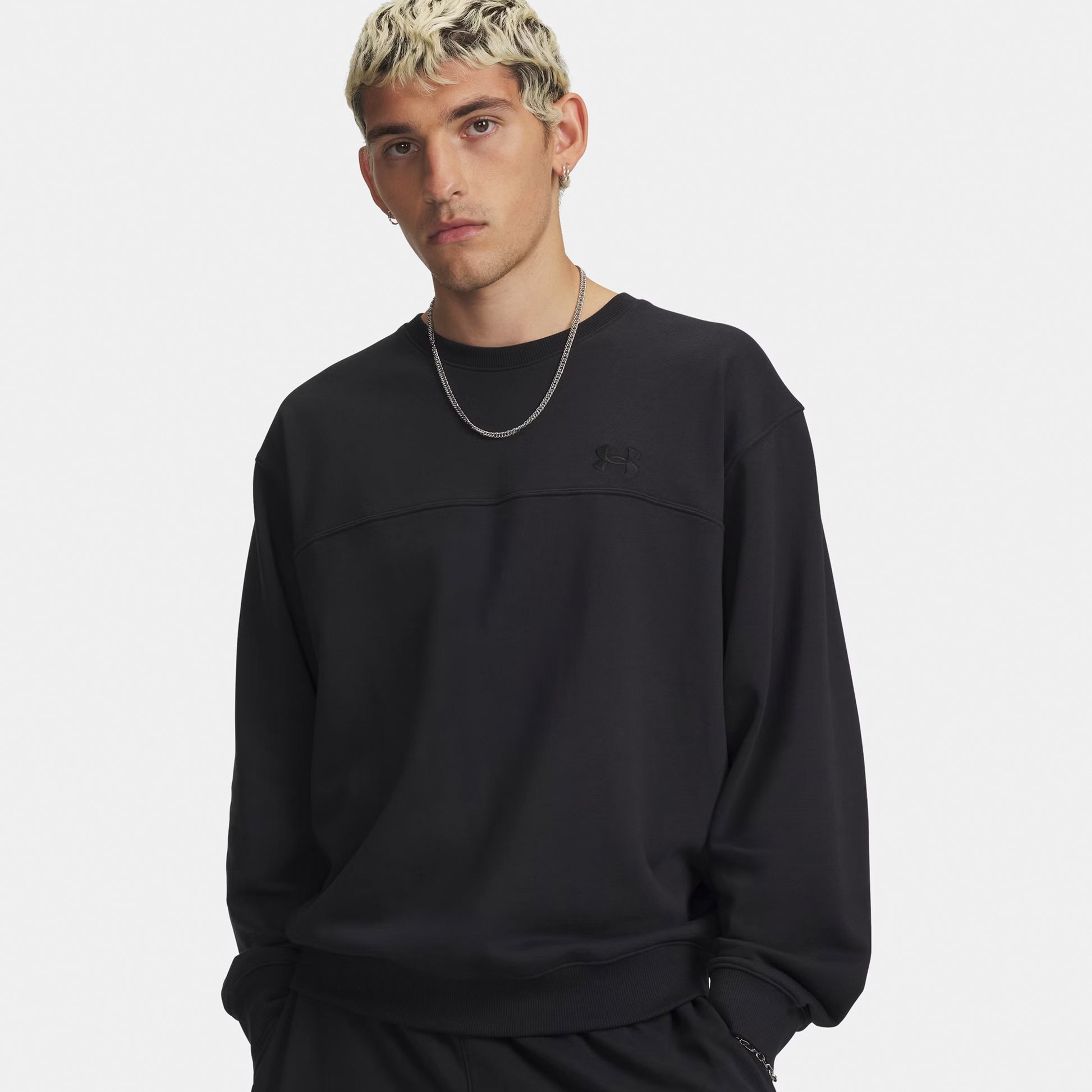 Under Armour Rival Crew Sweatshirt Herren - schwarz, schwarz