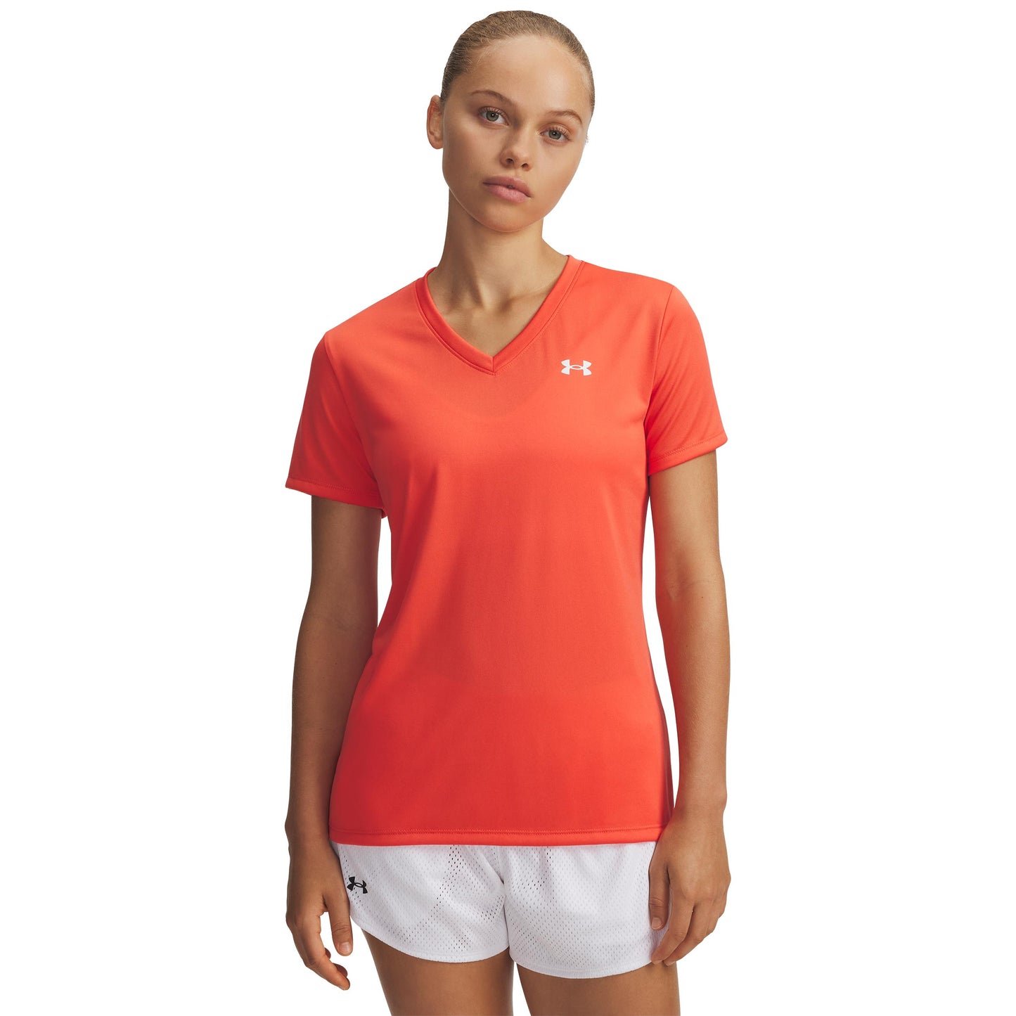 Under Armour Tech Solid T-Shirt Damen-rot