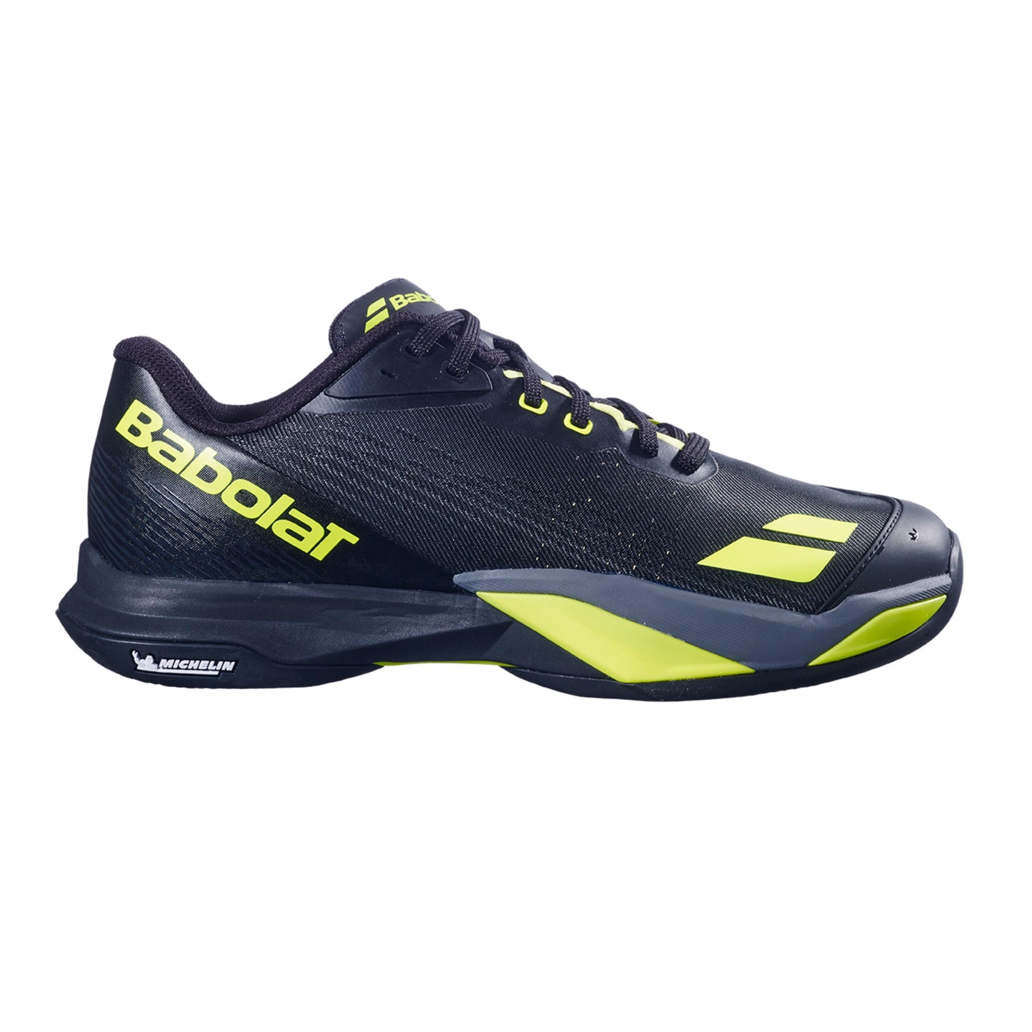 Babolat Jet Mach 4 Sandplatzschuh Herren - schwarz, neongelb