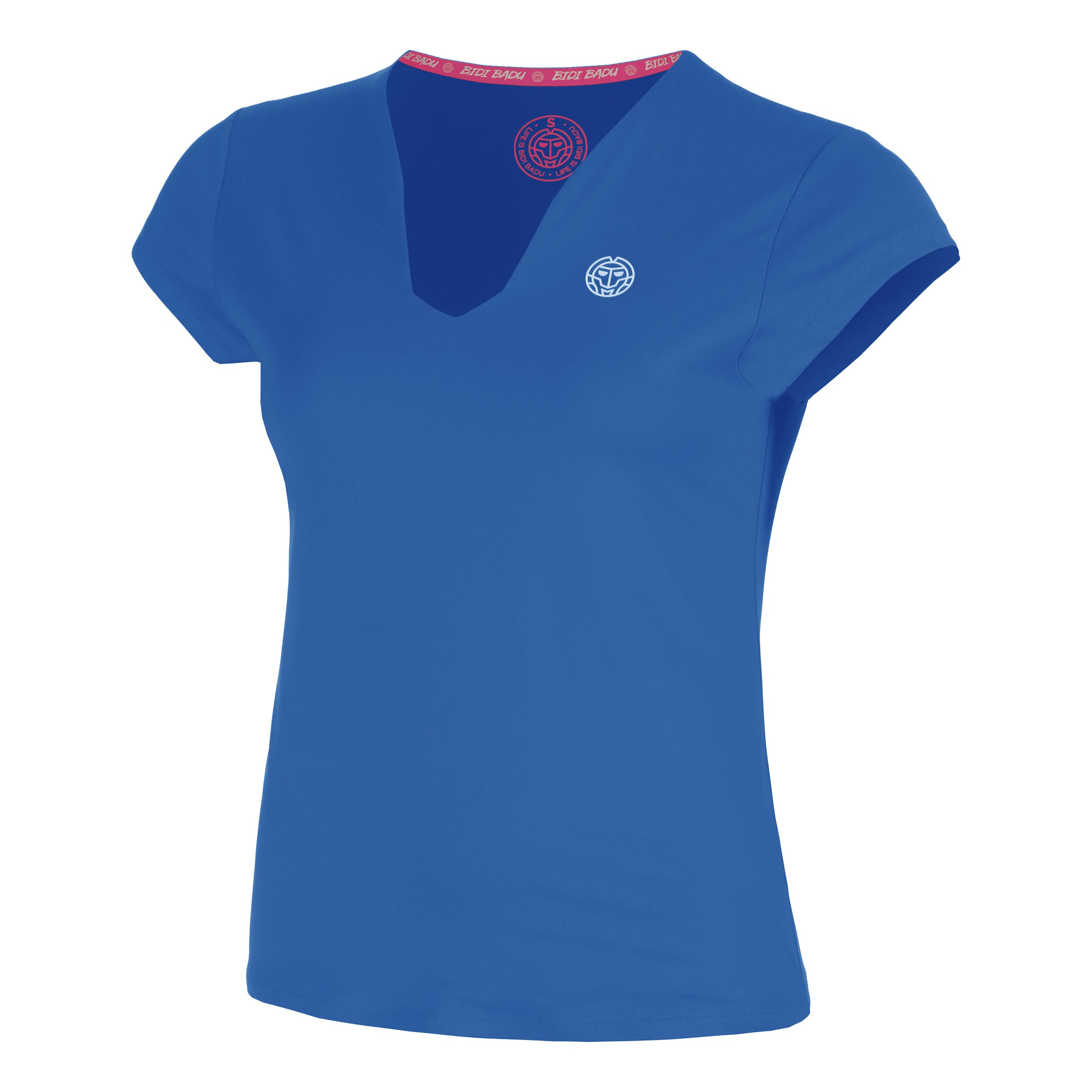 BIDI BADU Hey Laguna V-Neck T-Shirt Damen-blau