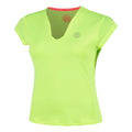 Out of Control V-Neck T-Shirt Damen-neongelb