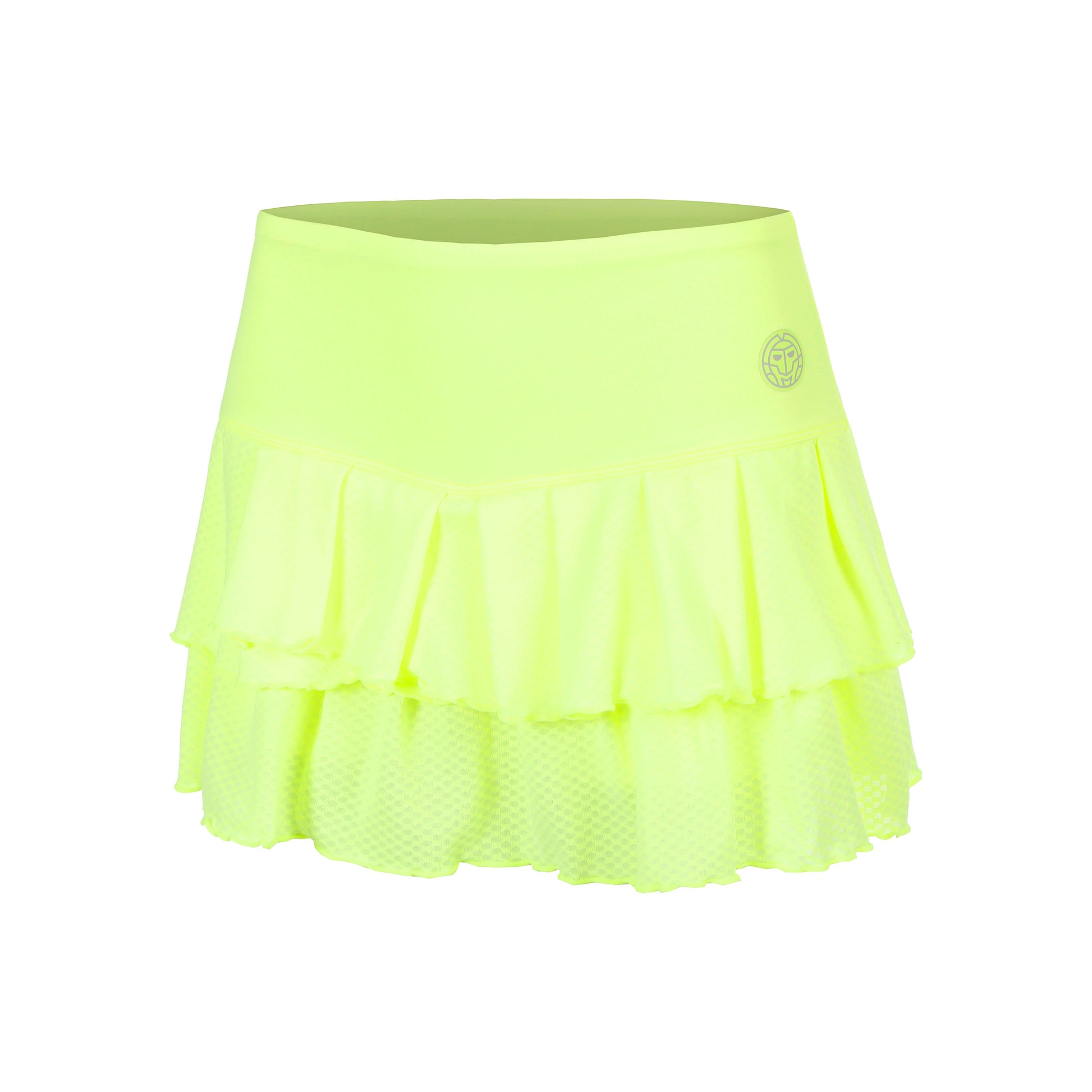 BIDI BADU Out of Control Pleated Rock Damen - neongelb